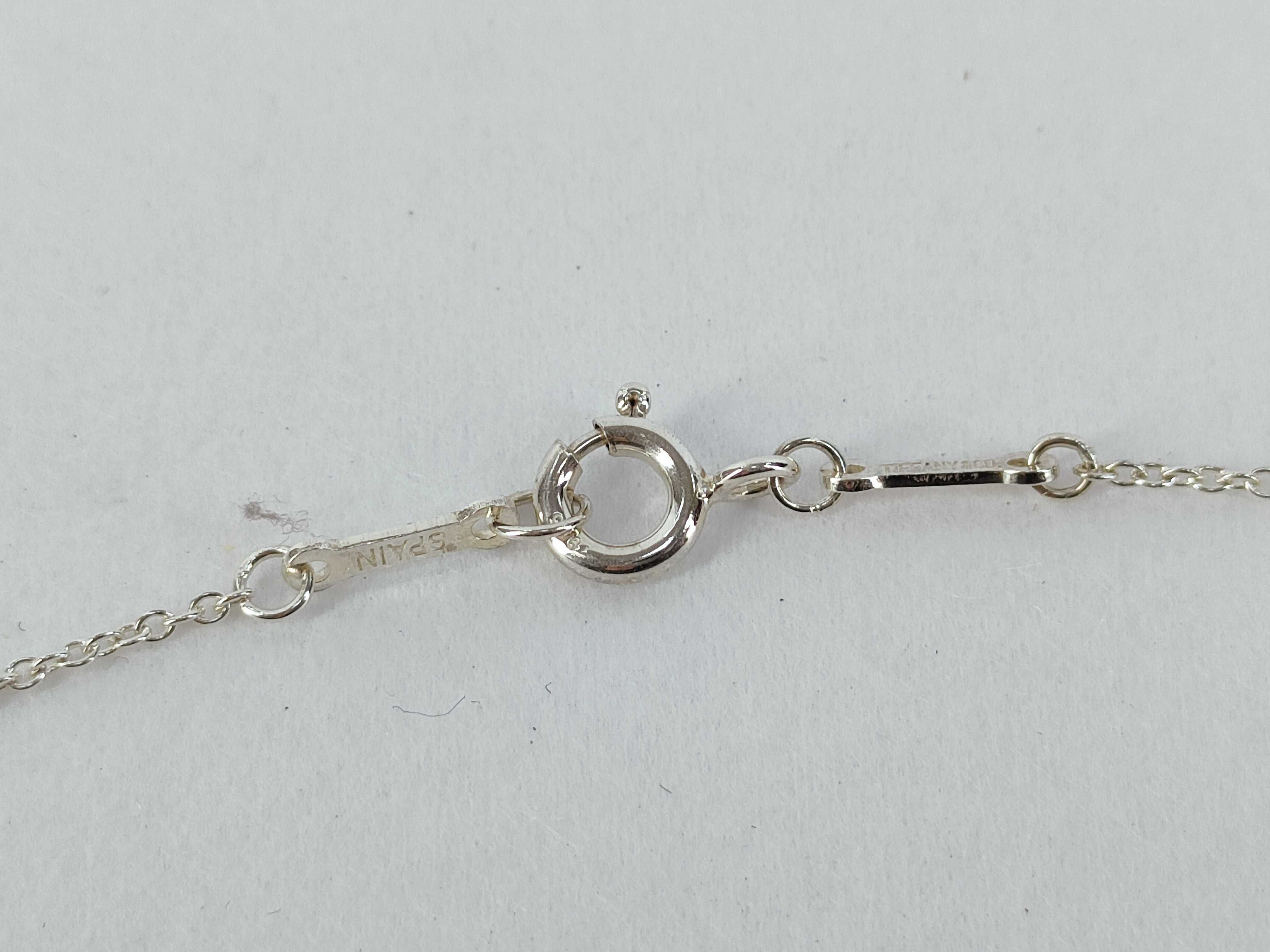 Tiffany and Co. Sterling Silver Elsa Peretti Open Teardrop Pendant Necklace