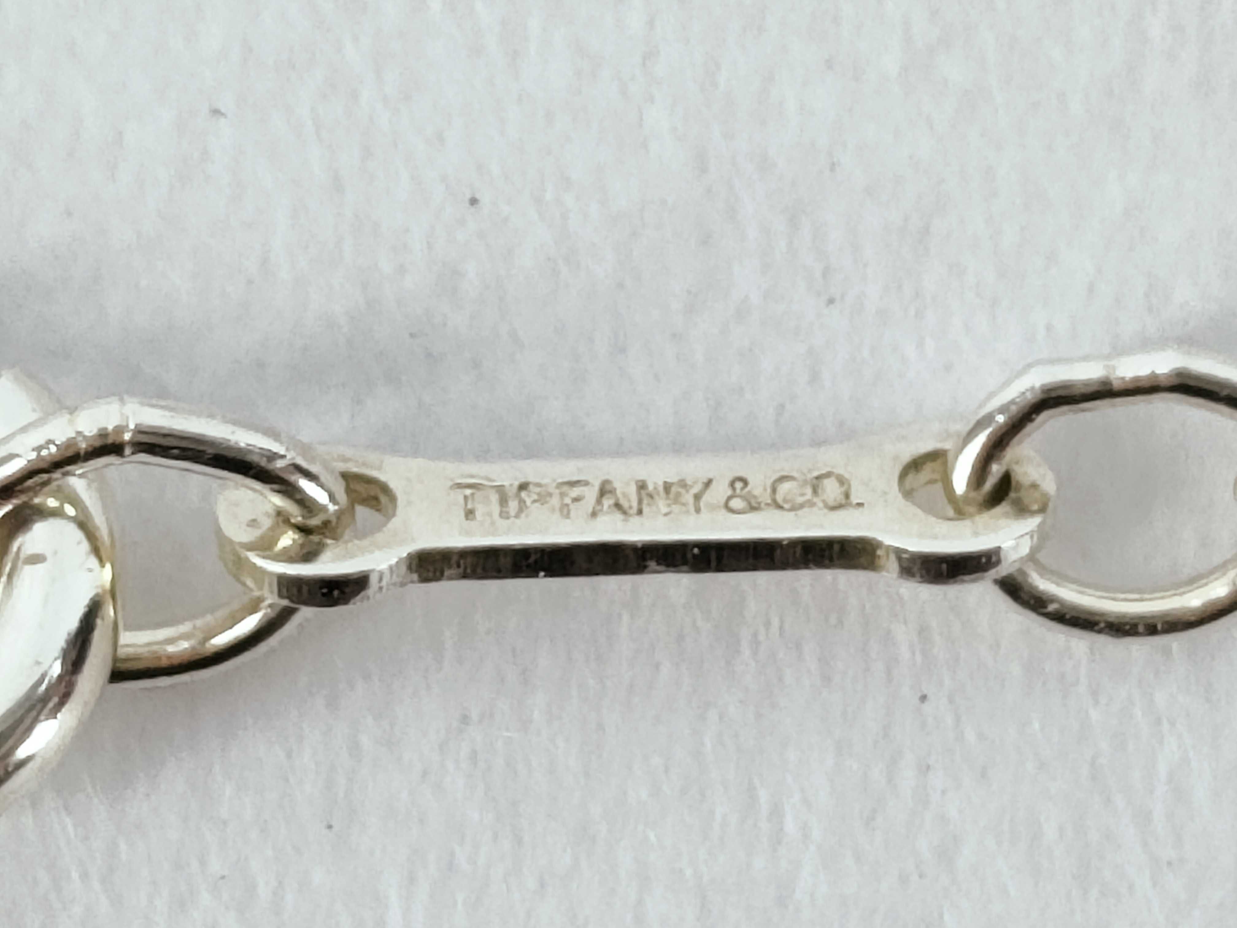 Tiffany & Co. Elsa Peretti Sterling Silver Open Heart Pendant Necklace