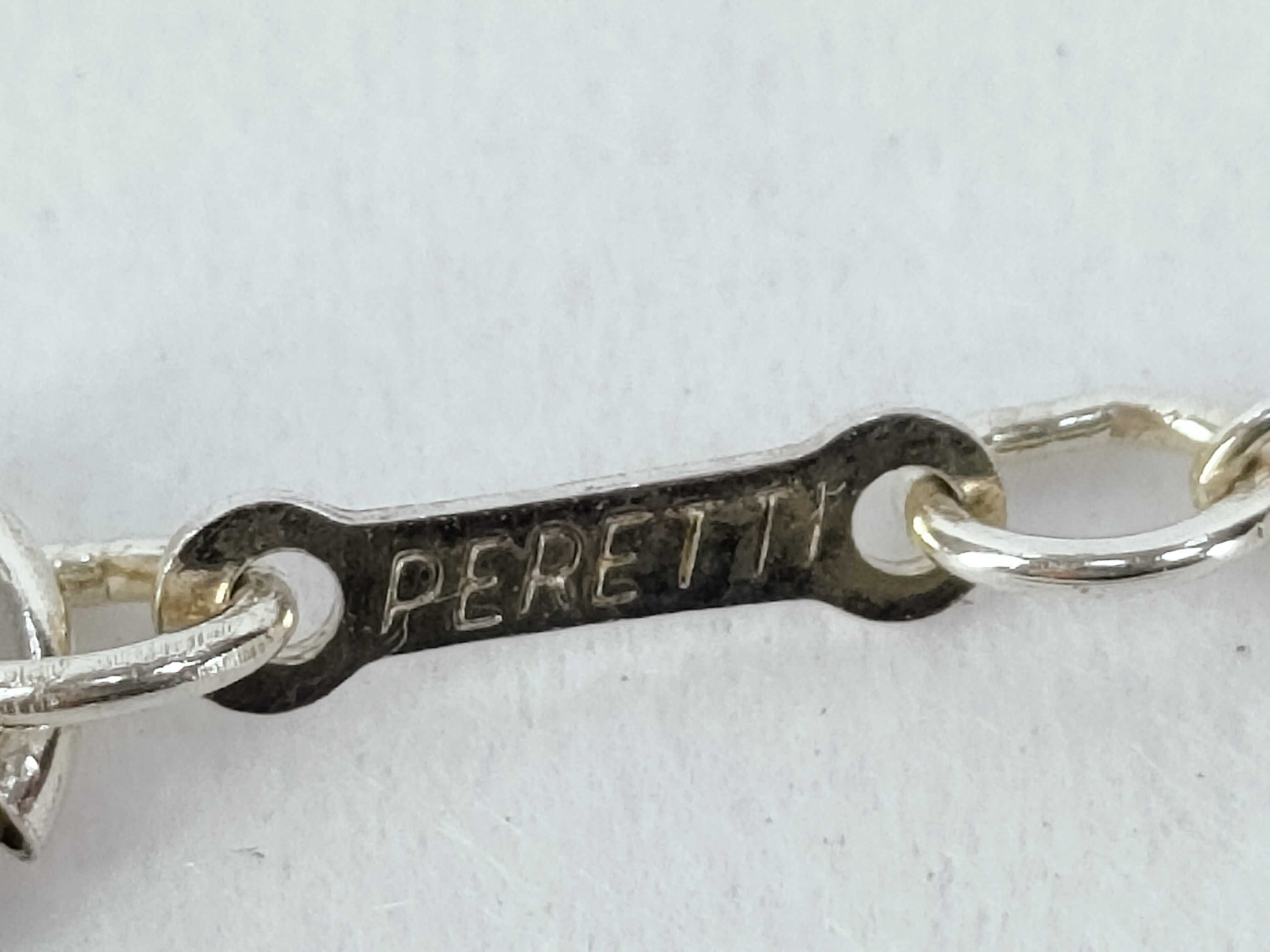 Tiffany & Co. Elsa Peretti Sterling Silver Open Heart Pendant Necklace