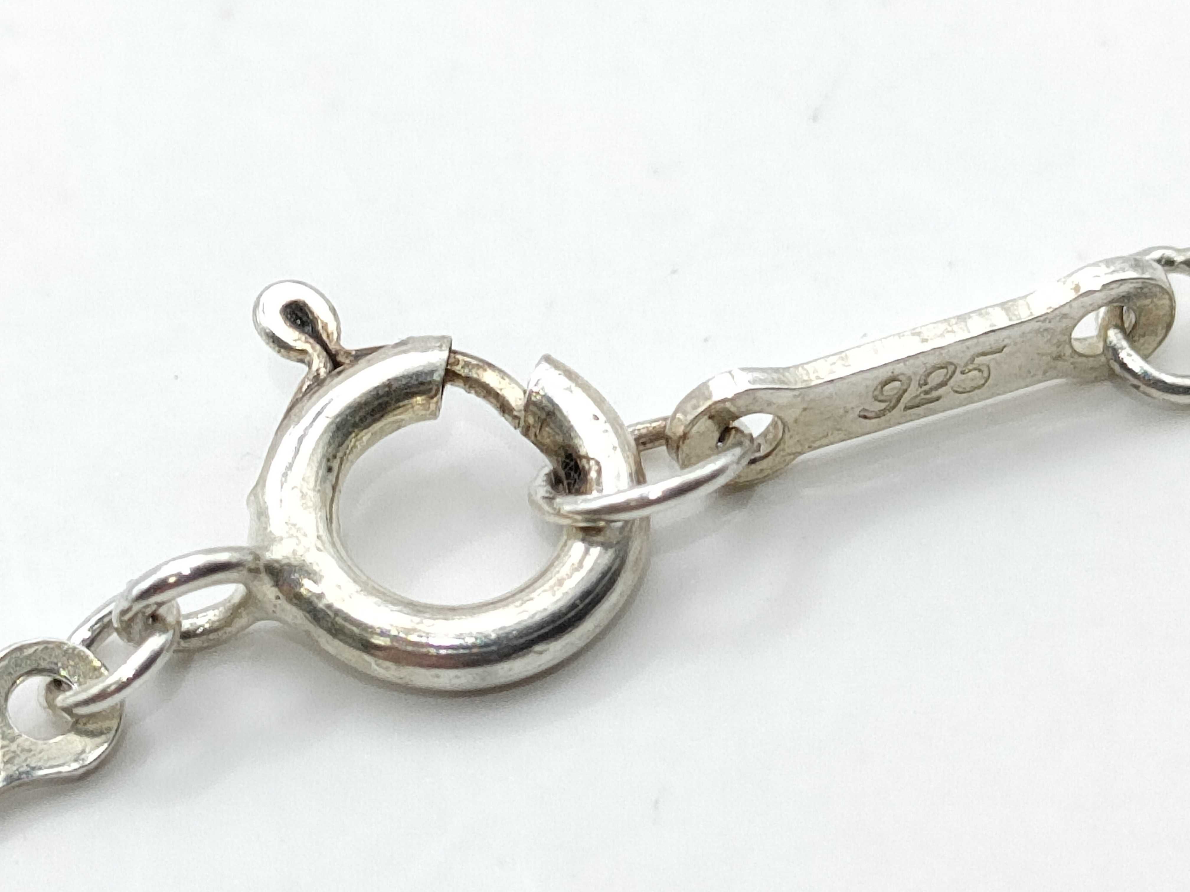 Tiffany & Co. Elsa Peretti Sterling Silver Open Heart Necklace