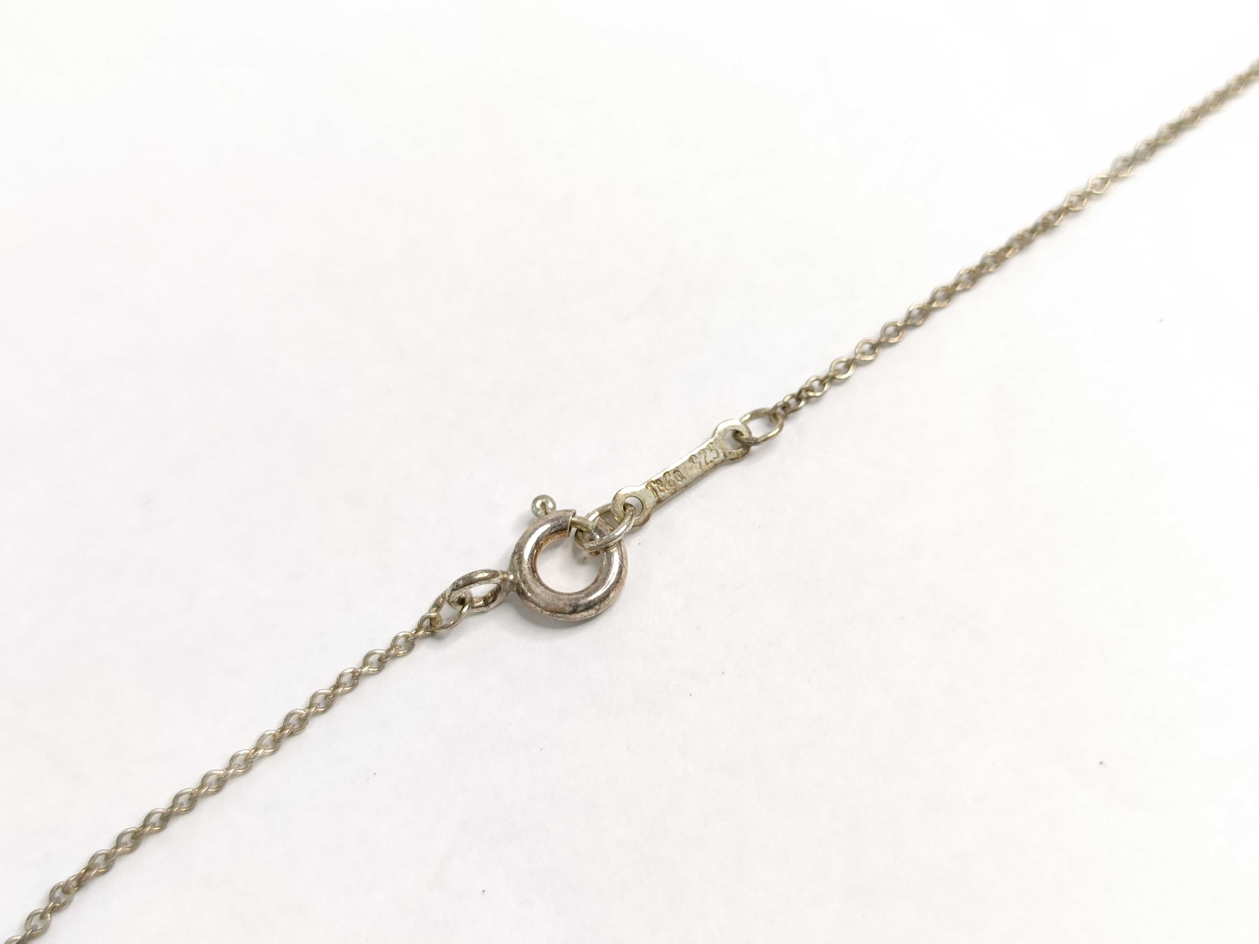 Tiffany and Co. Paloma Picasso Sterling Silver Loving Heart Pendant Necklace
