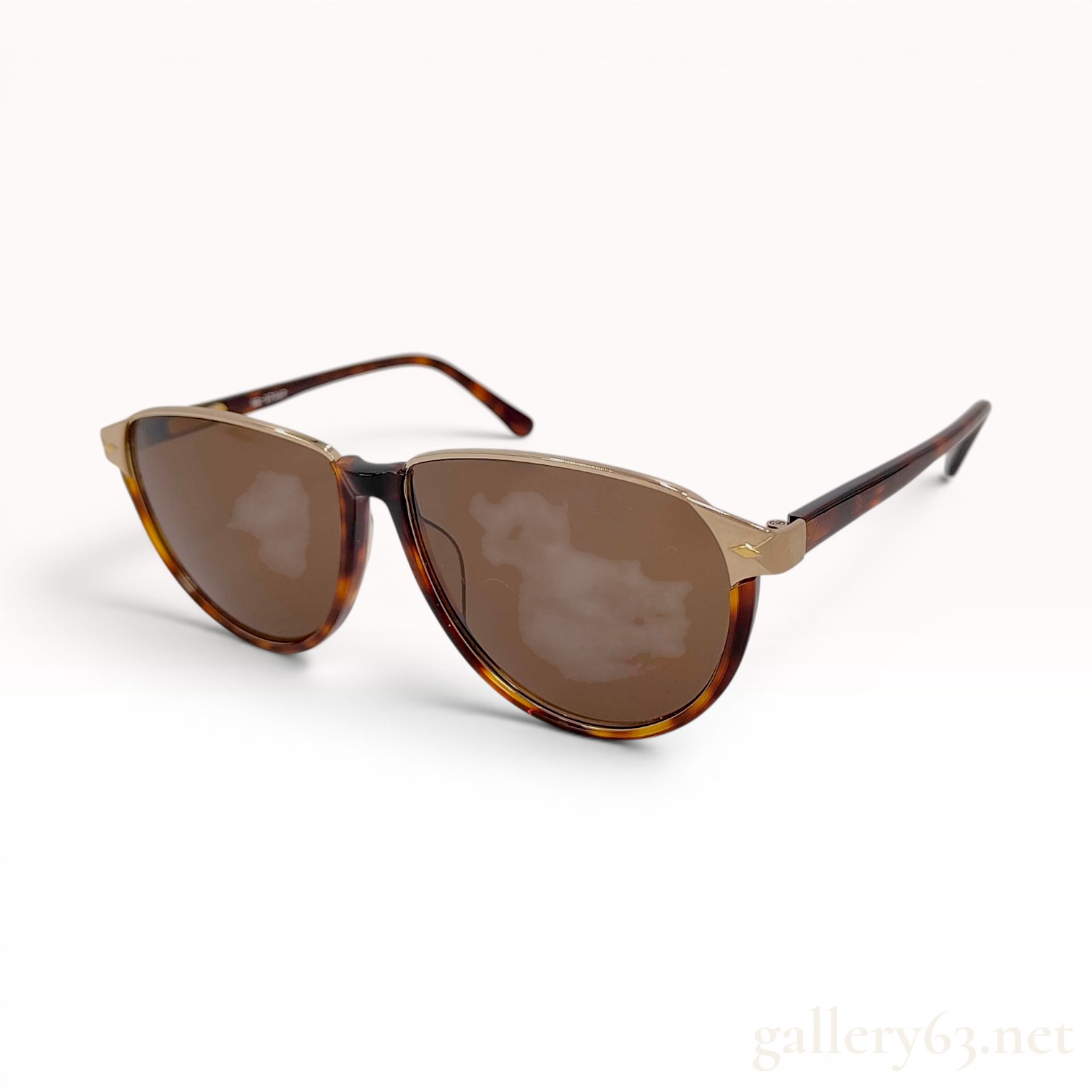 Gucci Tortoiseshell Acetate and Metal Sunglasses Model GG-S 7007