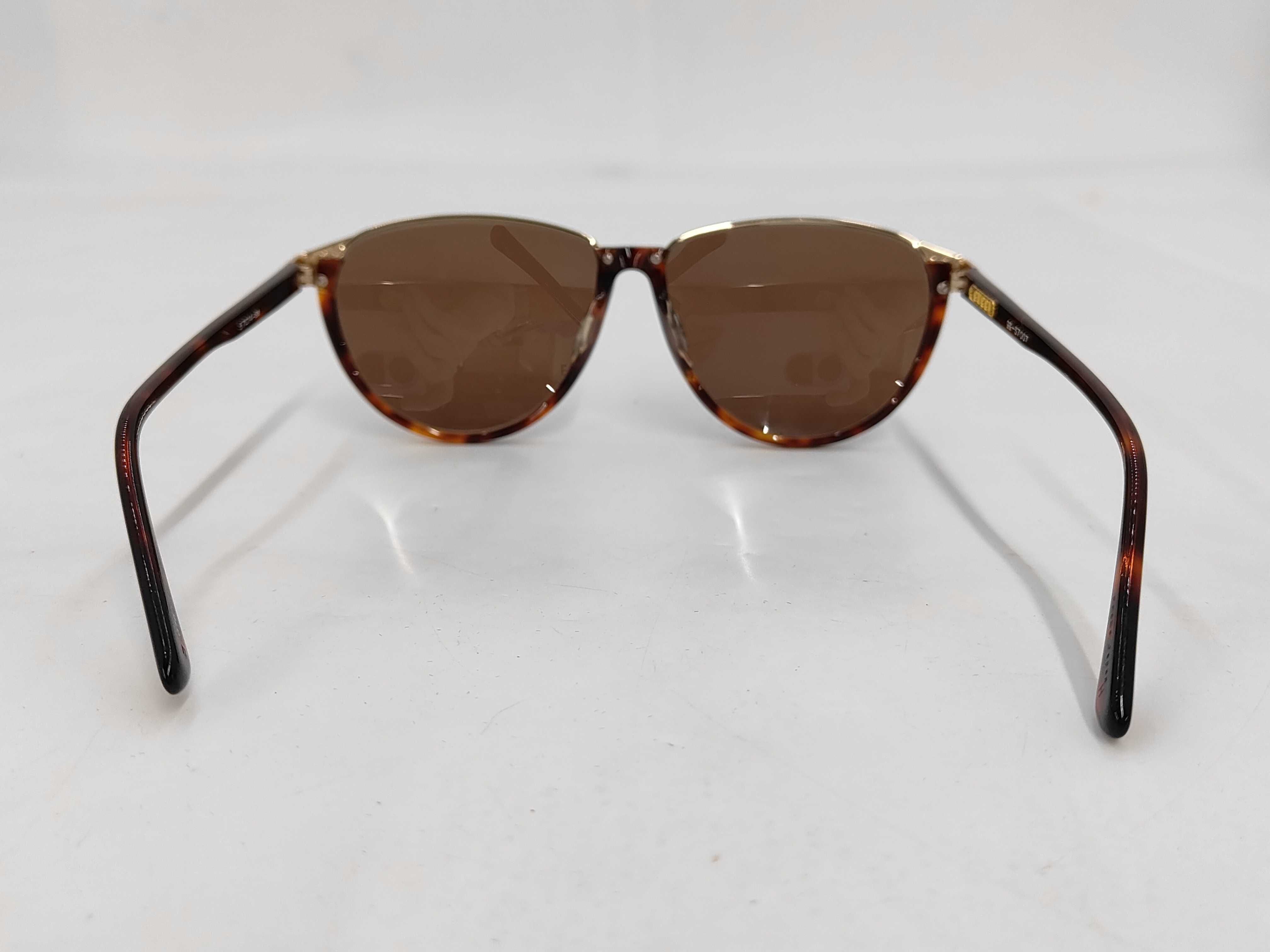Gucci Tortoiseshell Acetate and Metal Sunglasses Model GG-S 7007