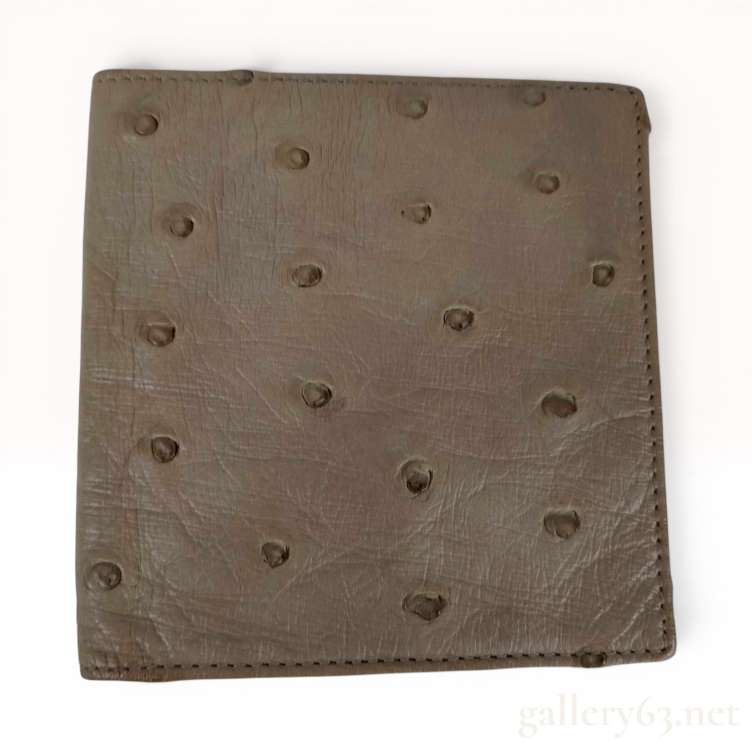 Loewe Ostrich Leather Bifold Wallet