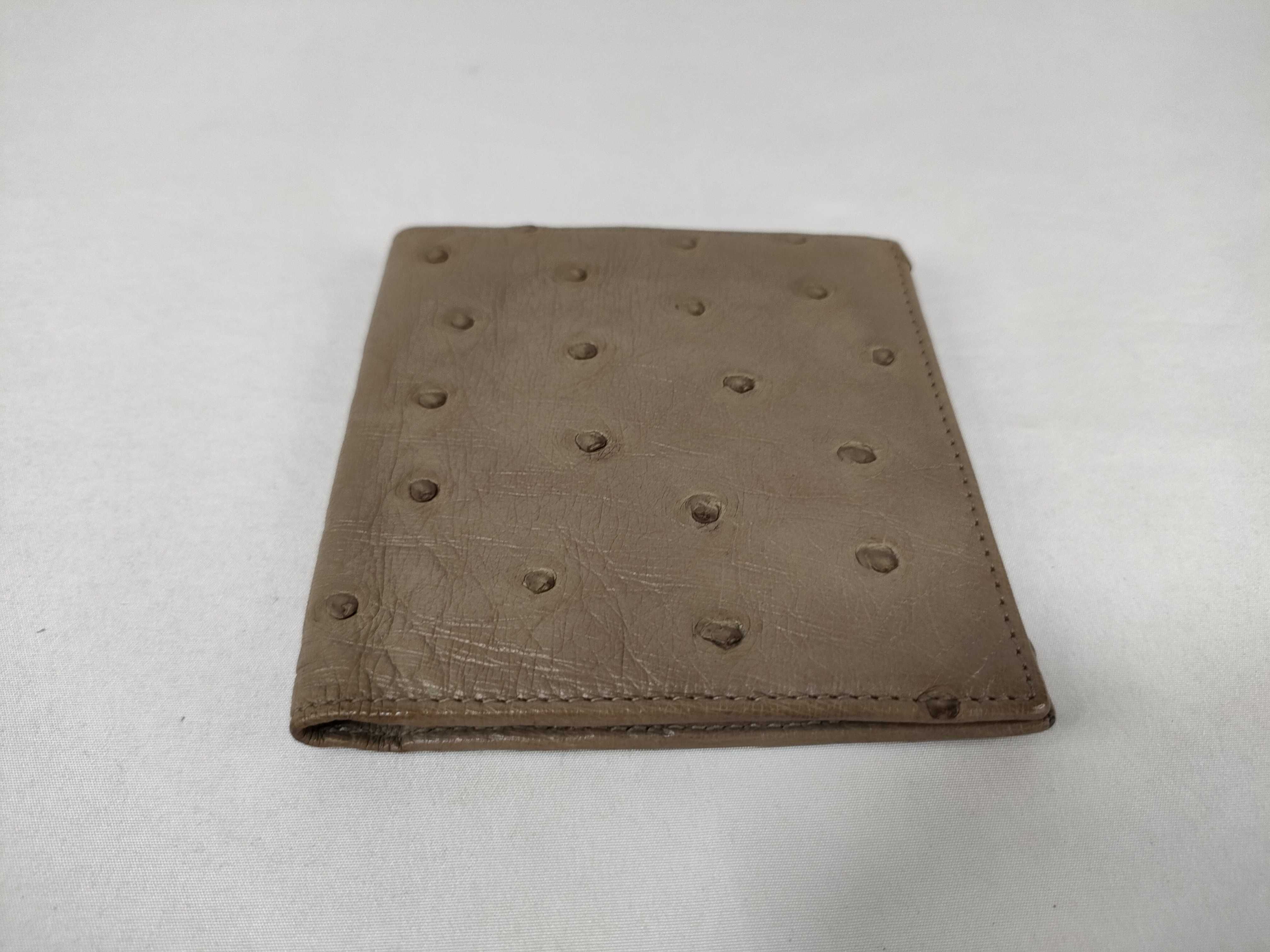 Loewe Ostrich Leather Bifold Wallet