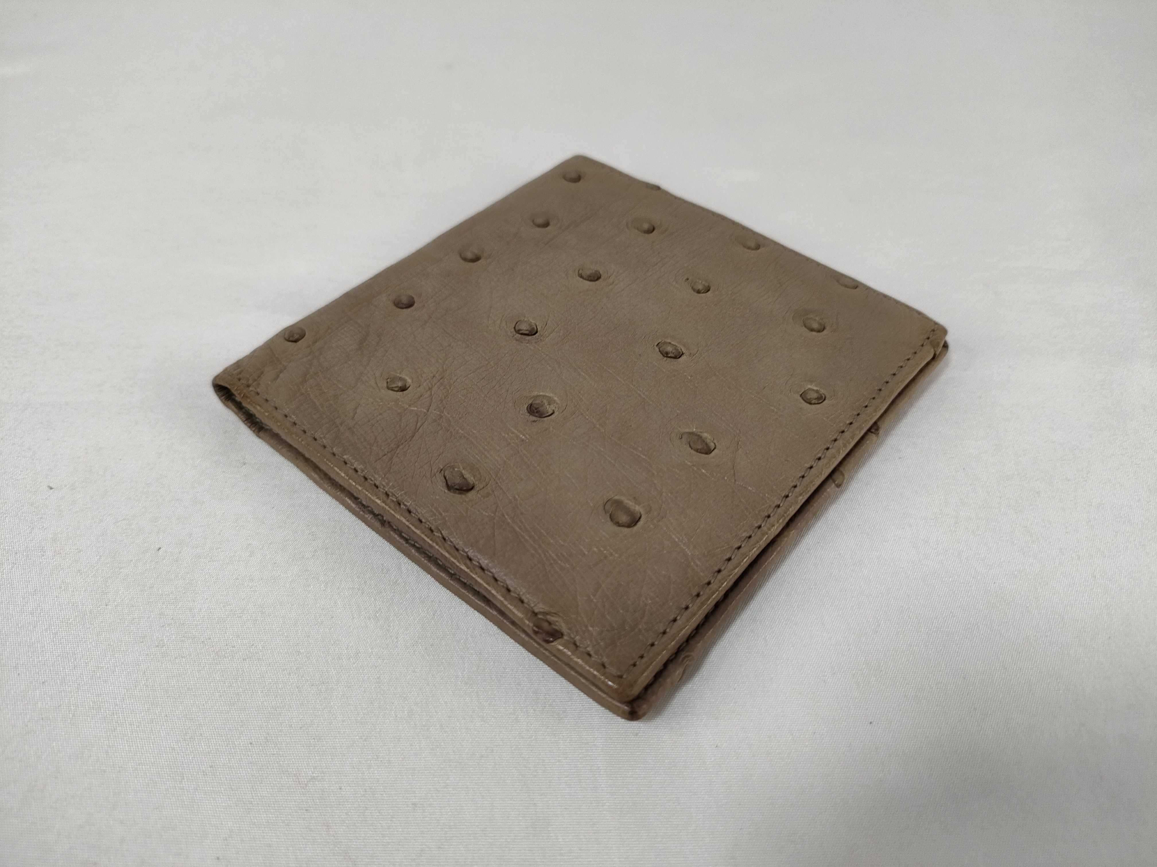 Loewe Ostrich Leather Bifold Wallet