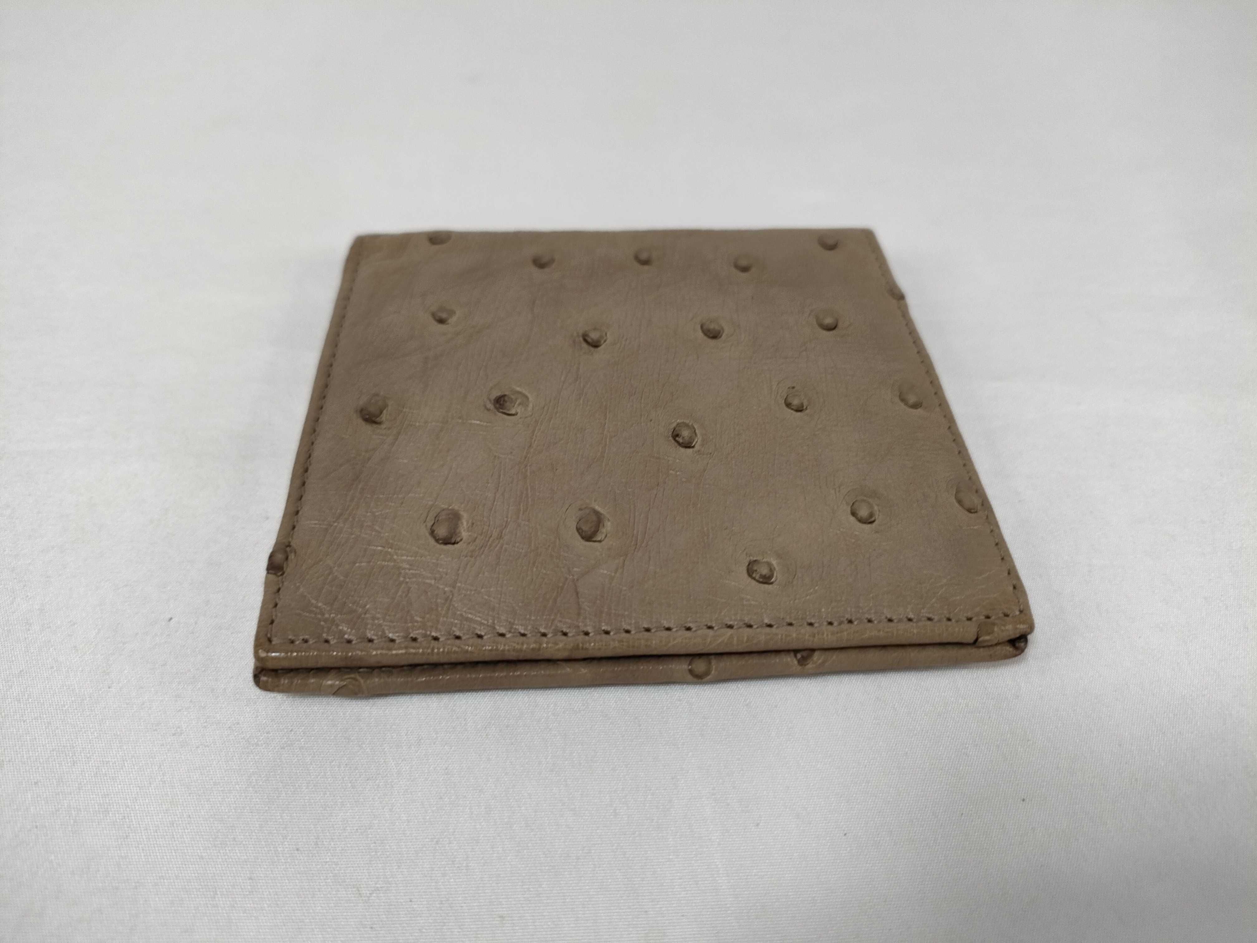 Loewe Ostrich Leather Bifold Wallet