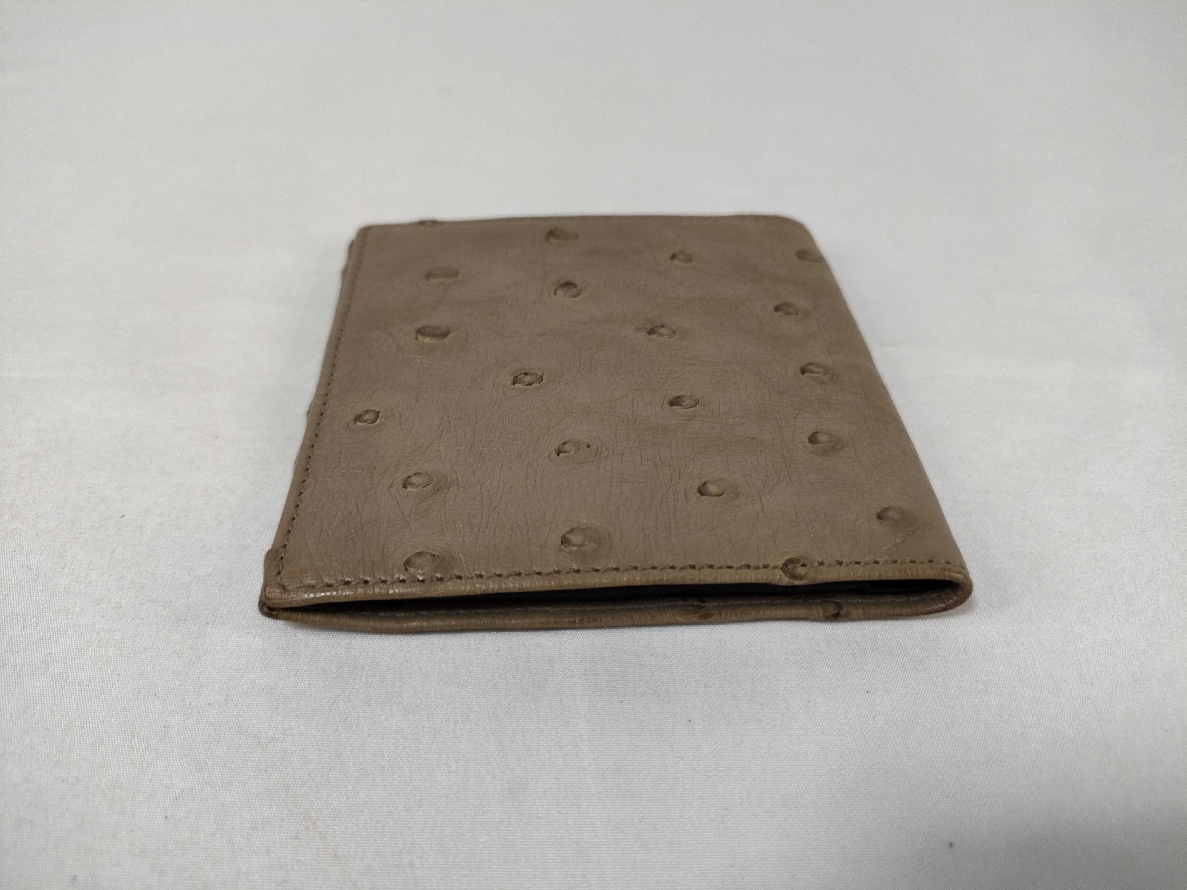 Loewe Ostrich Leather Bifold Wallet