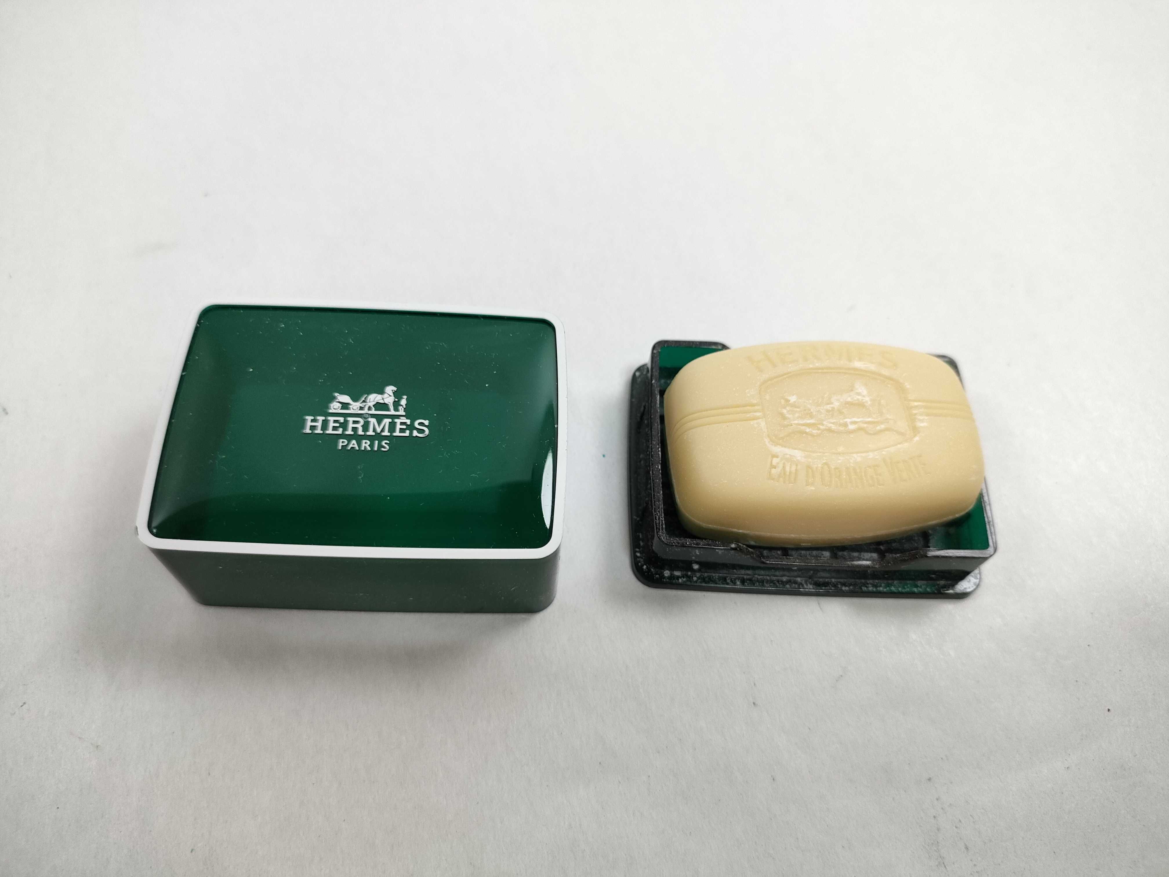 A Three Piece Hermes Eau d Orange Verte Perfumed Soap Set