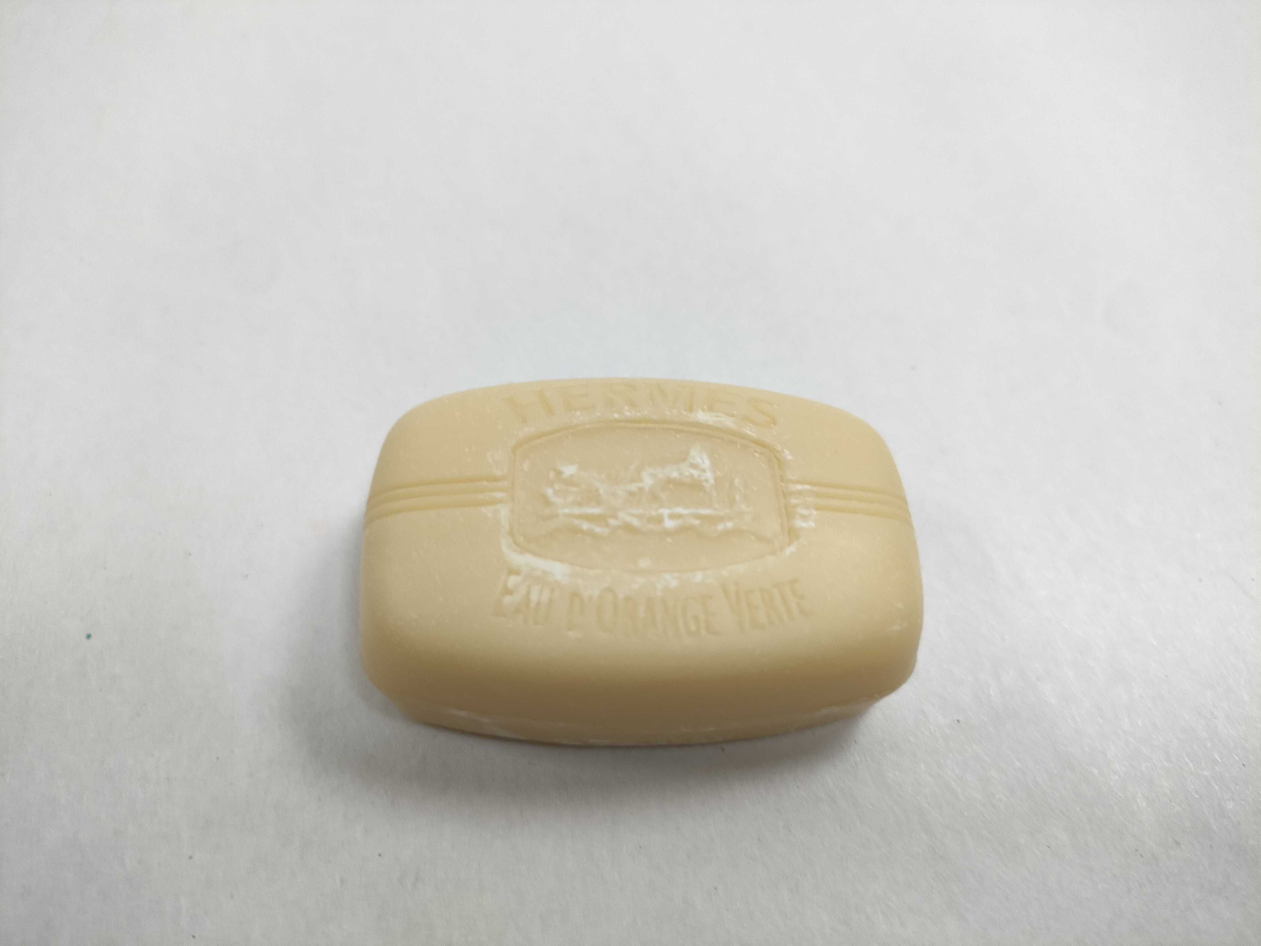 A Three Piece Hermes Eau d Orange Verte Perfumed Soap Set