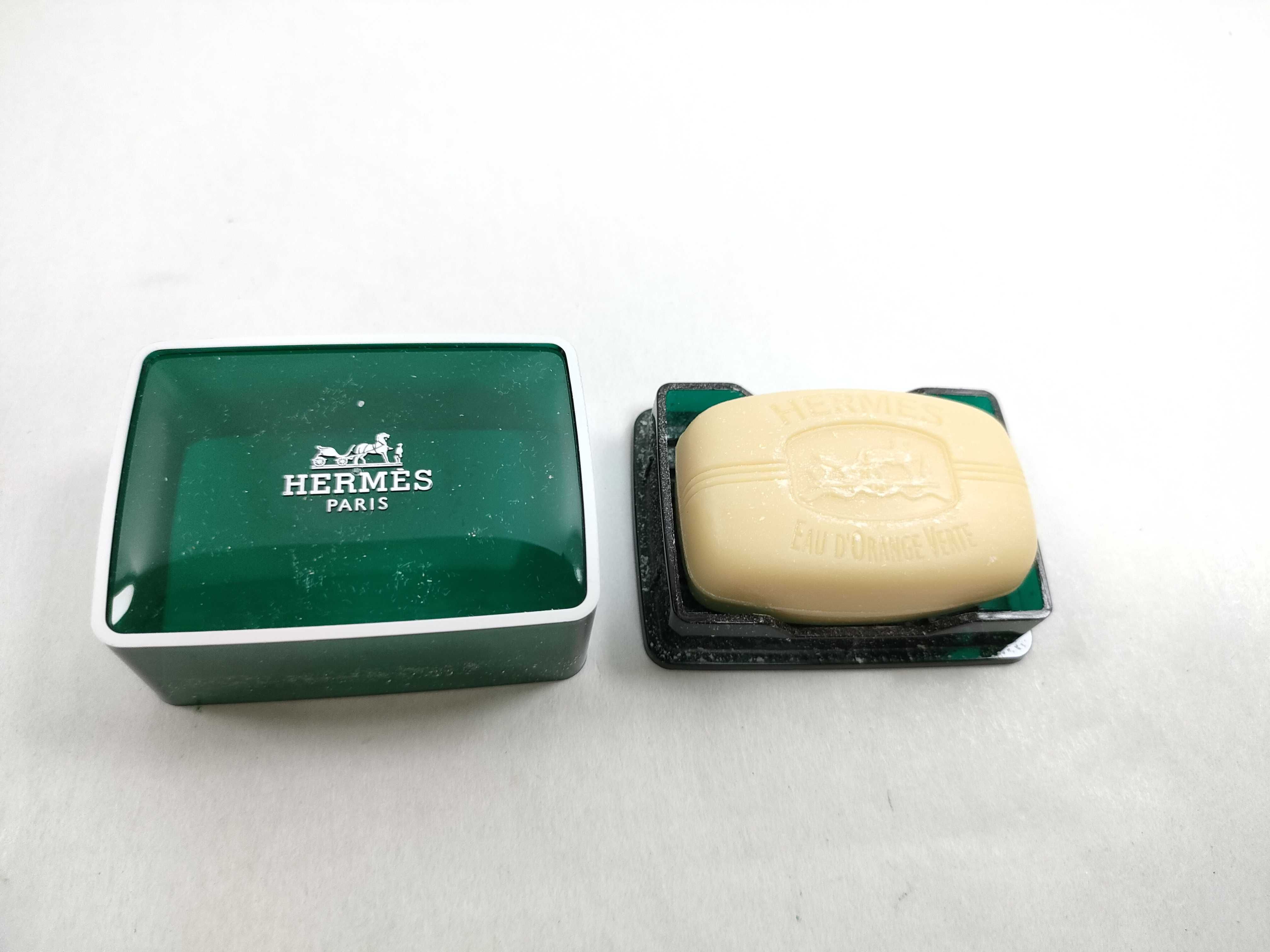 A Three Piece Hermes Eau d Orange Verte Perfumed Soap Set