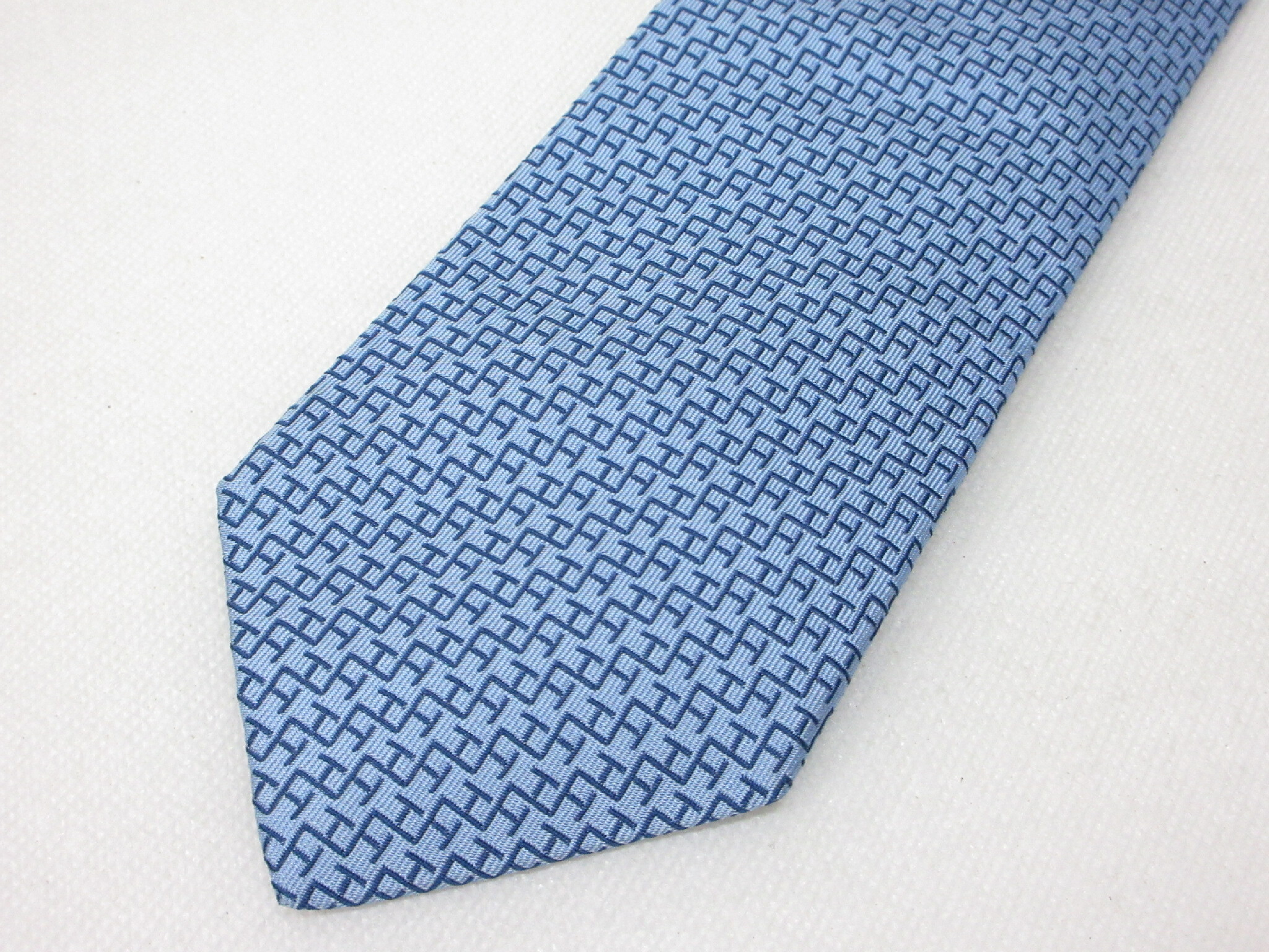Hermes Silk Jacquard H Motif Necktie