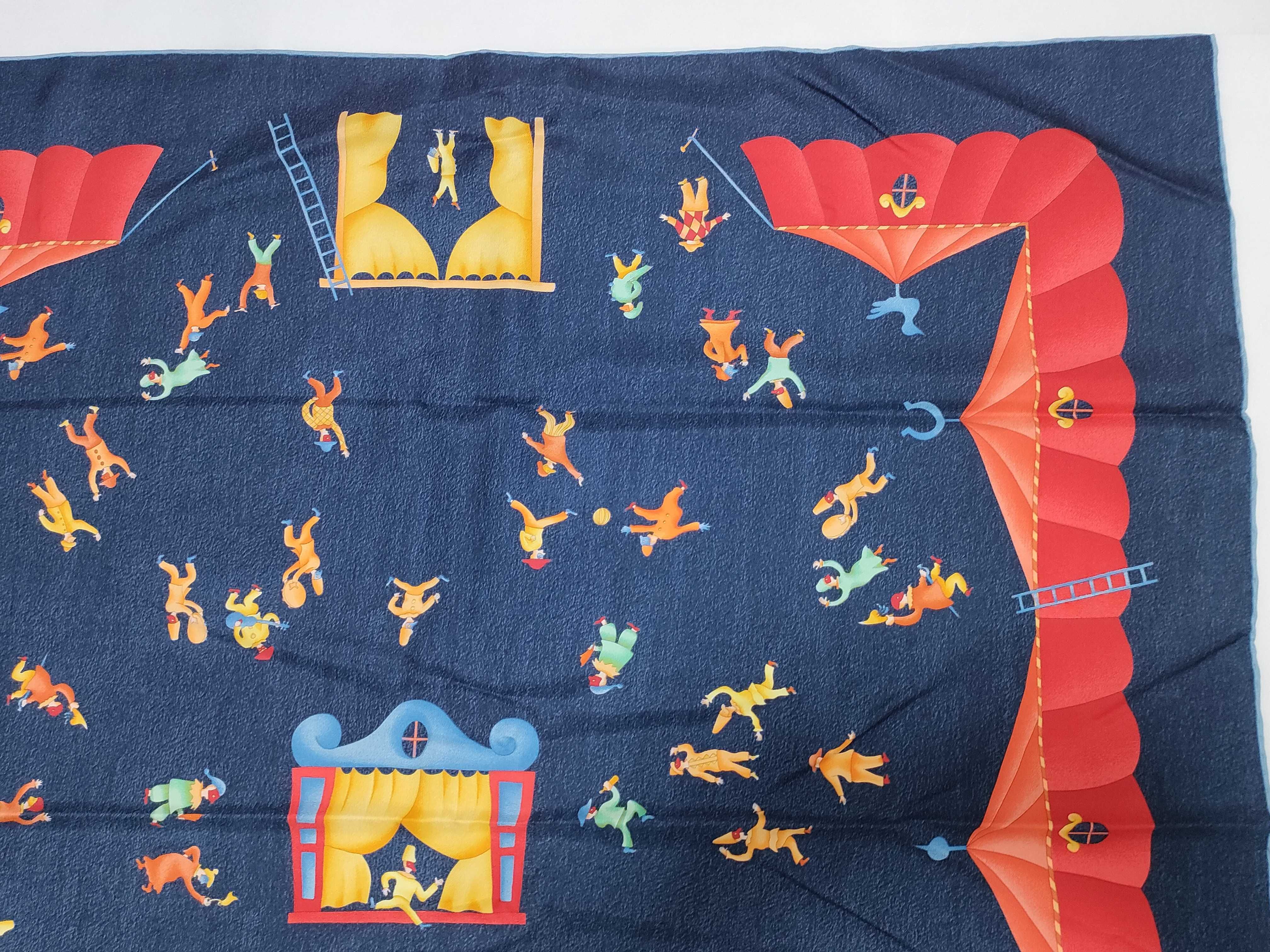Bvlgari Girotondo di Marionette Silk Scarf by Davide Pizzigoni