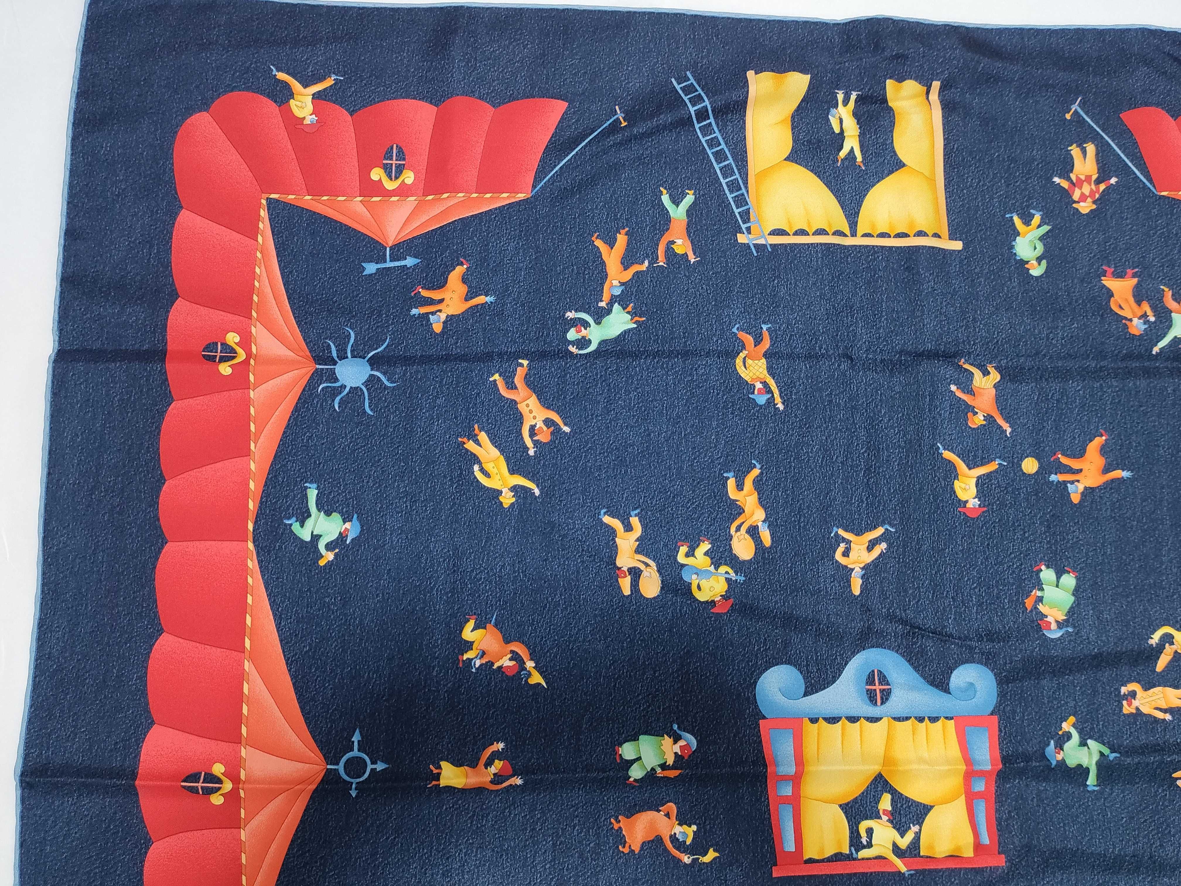 Bvlgari Girotondo di Marionette Silk Scarf by Davide Pizzigoni