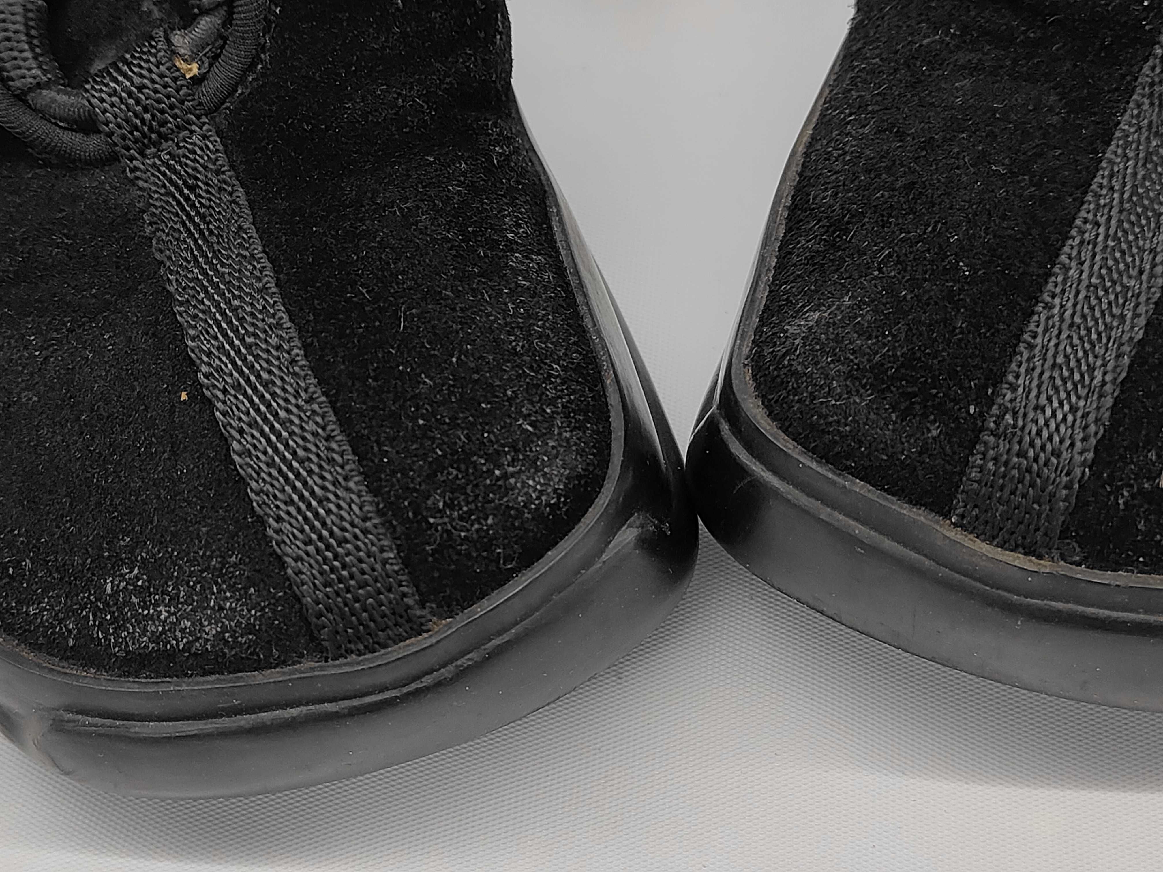 A Pair of Prada Linea Rossa FW1999 Black Suede High Top Sneakers