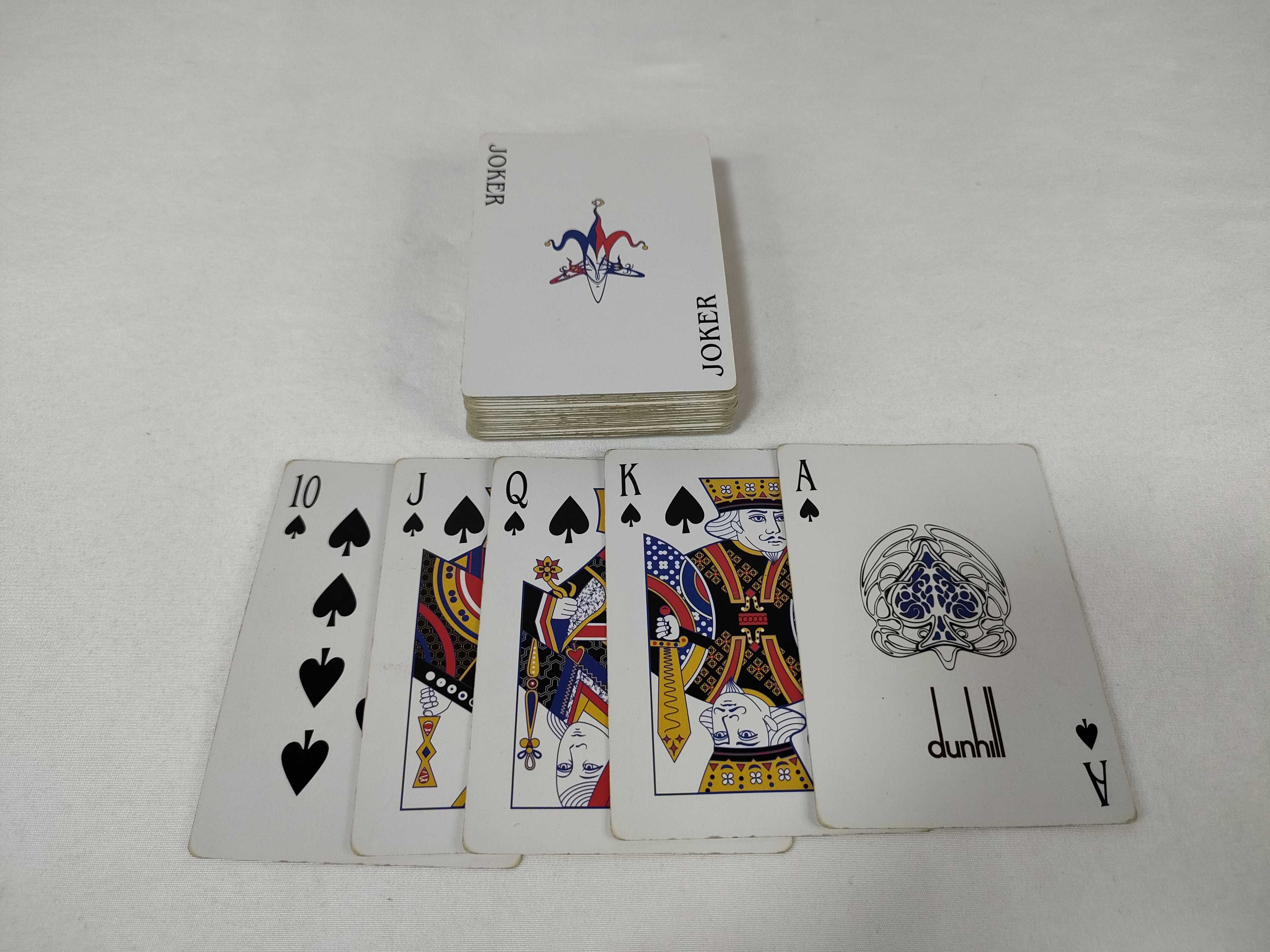 Vintage Dunhill Bulldog Motif Playing Card Deck in Presentation Box