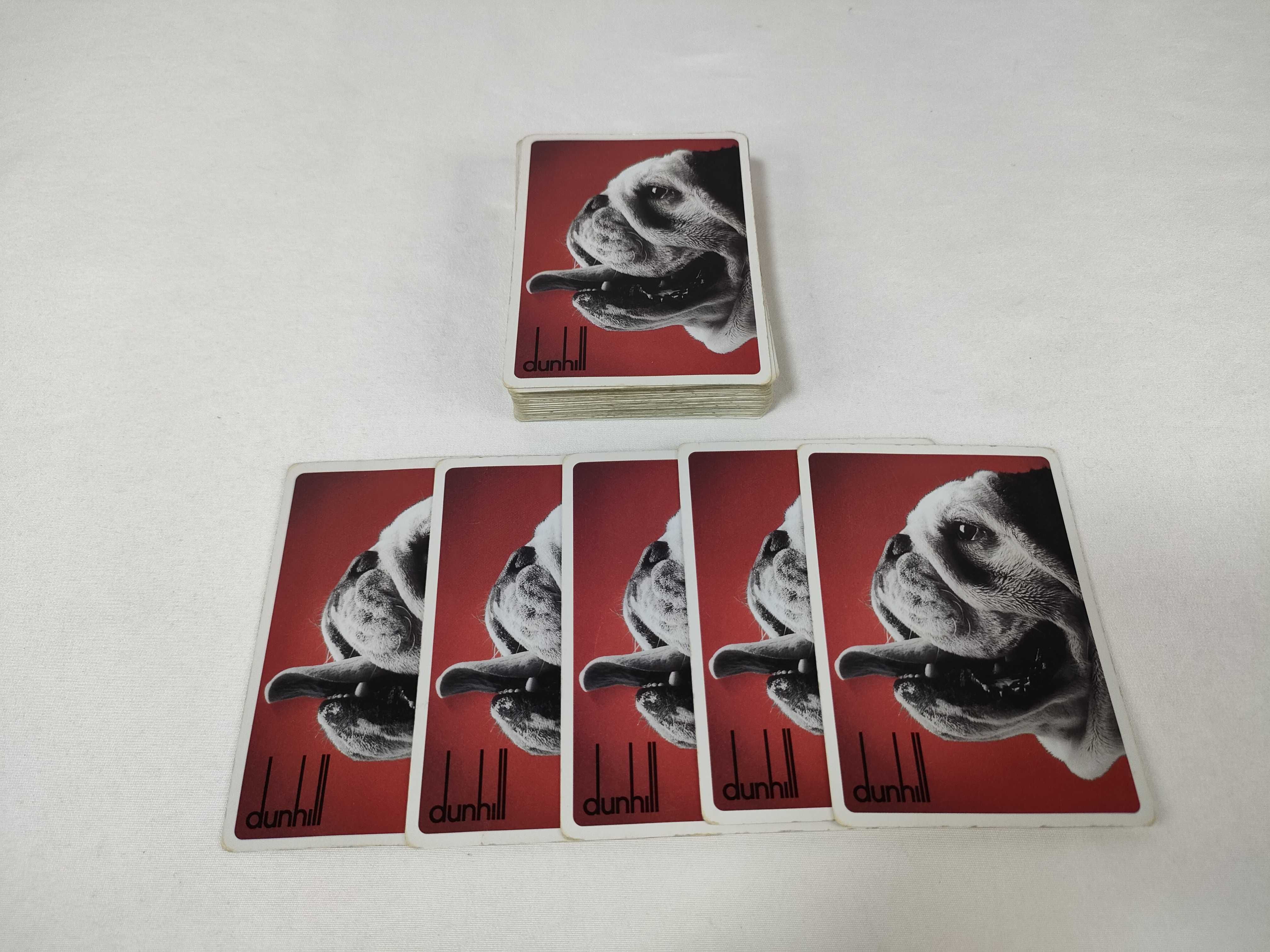 Vintage Dunhill Bulldog Motif Playing Card Deck in Presentation Box