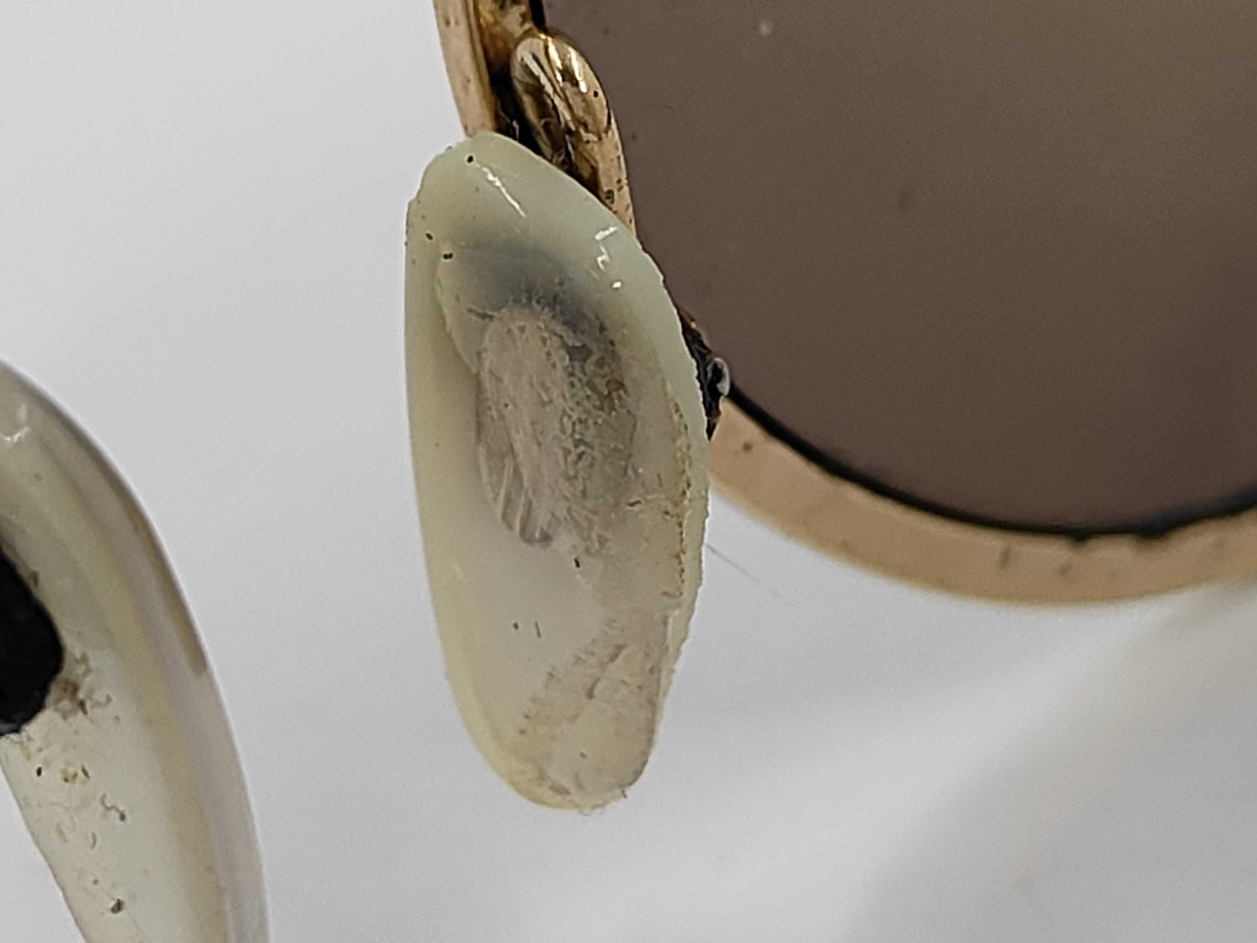 MaxMara Vintage MM 1/S Oval Sunglasses with Tortoiseshell Temples