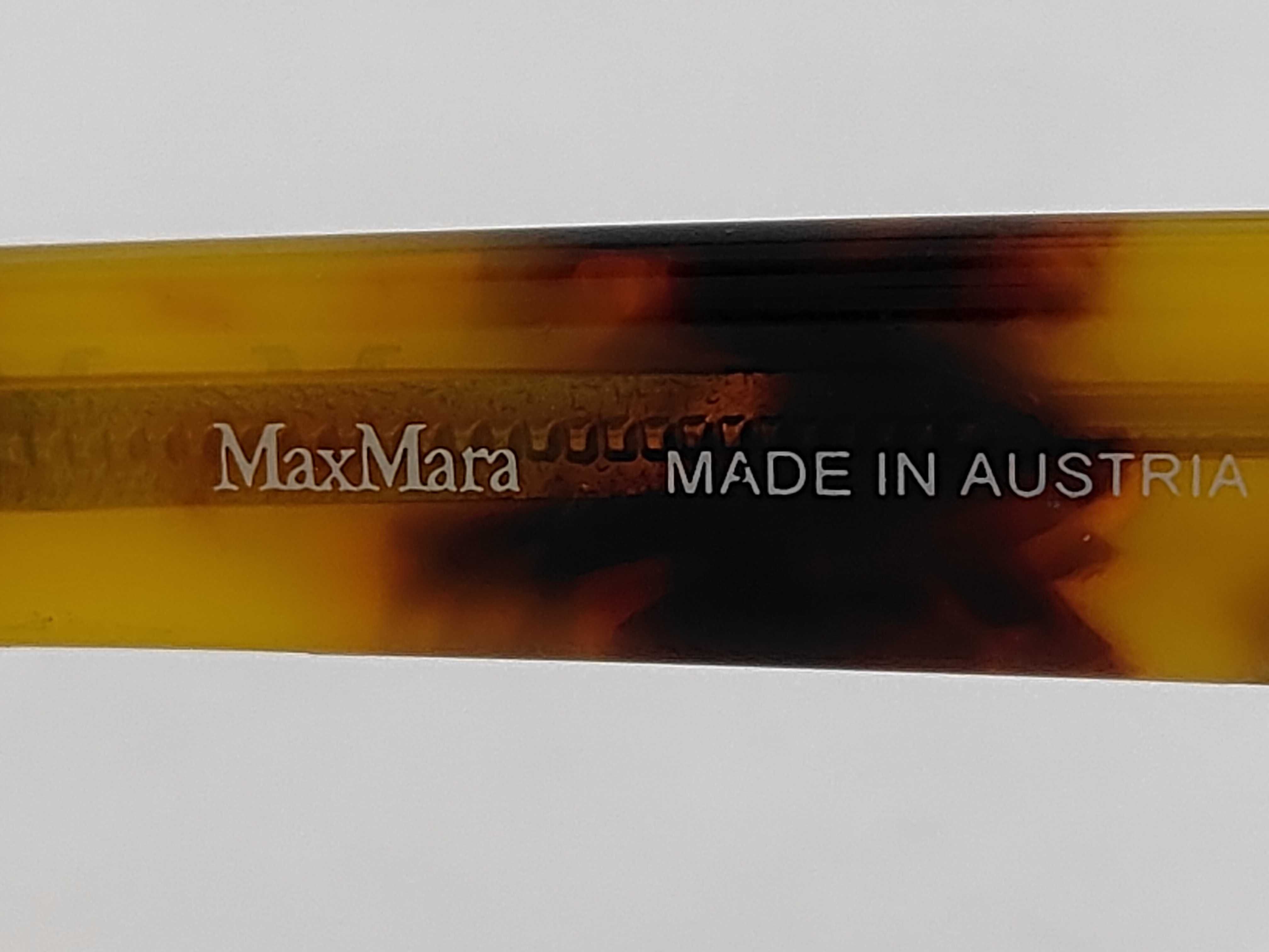 MaxMara Vintage MM 1/S Oval Sunglasses with Tortoiseshell Temples