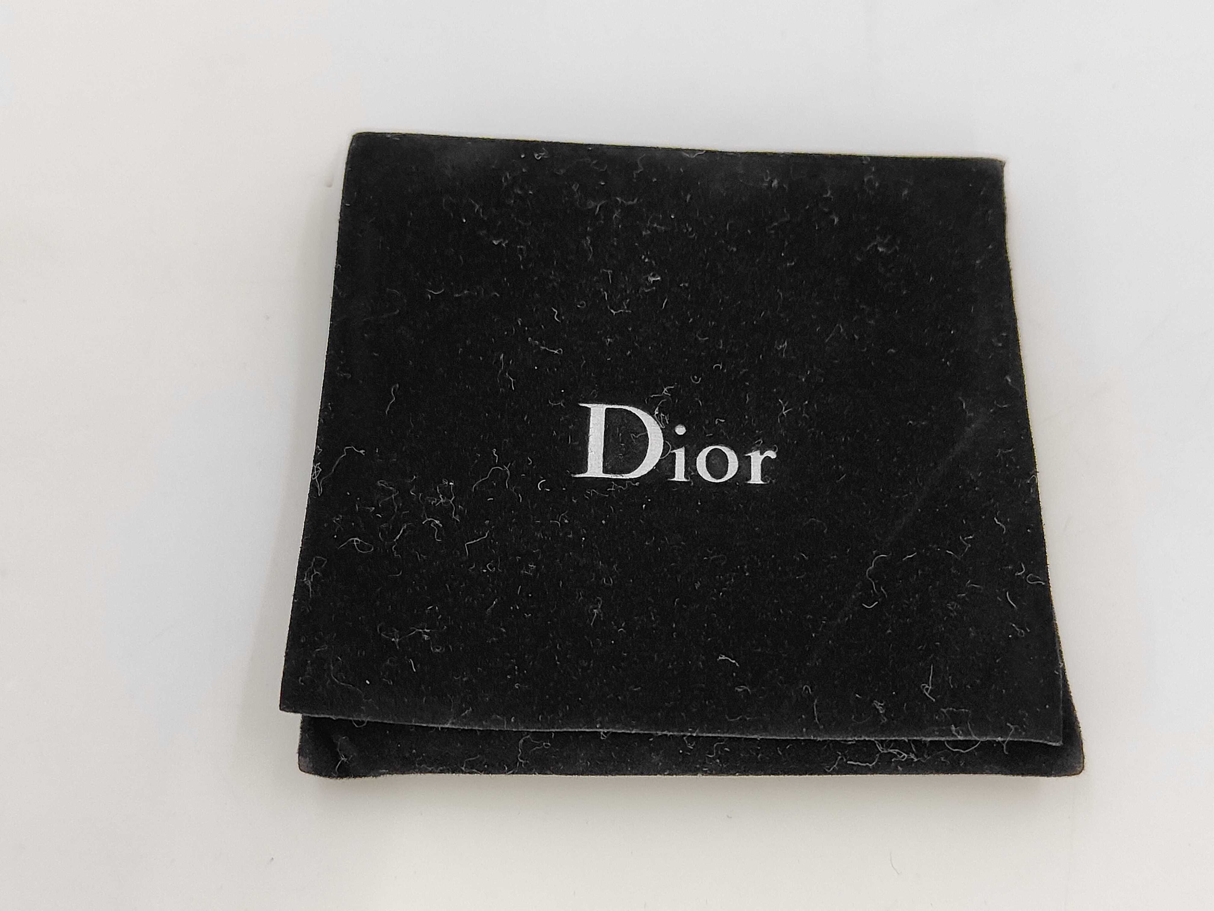 Dior Silver-Toned Hammered Metal Square Compact Mirror