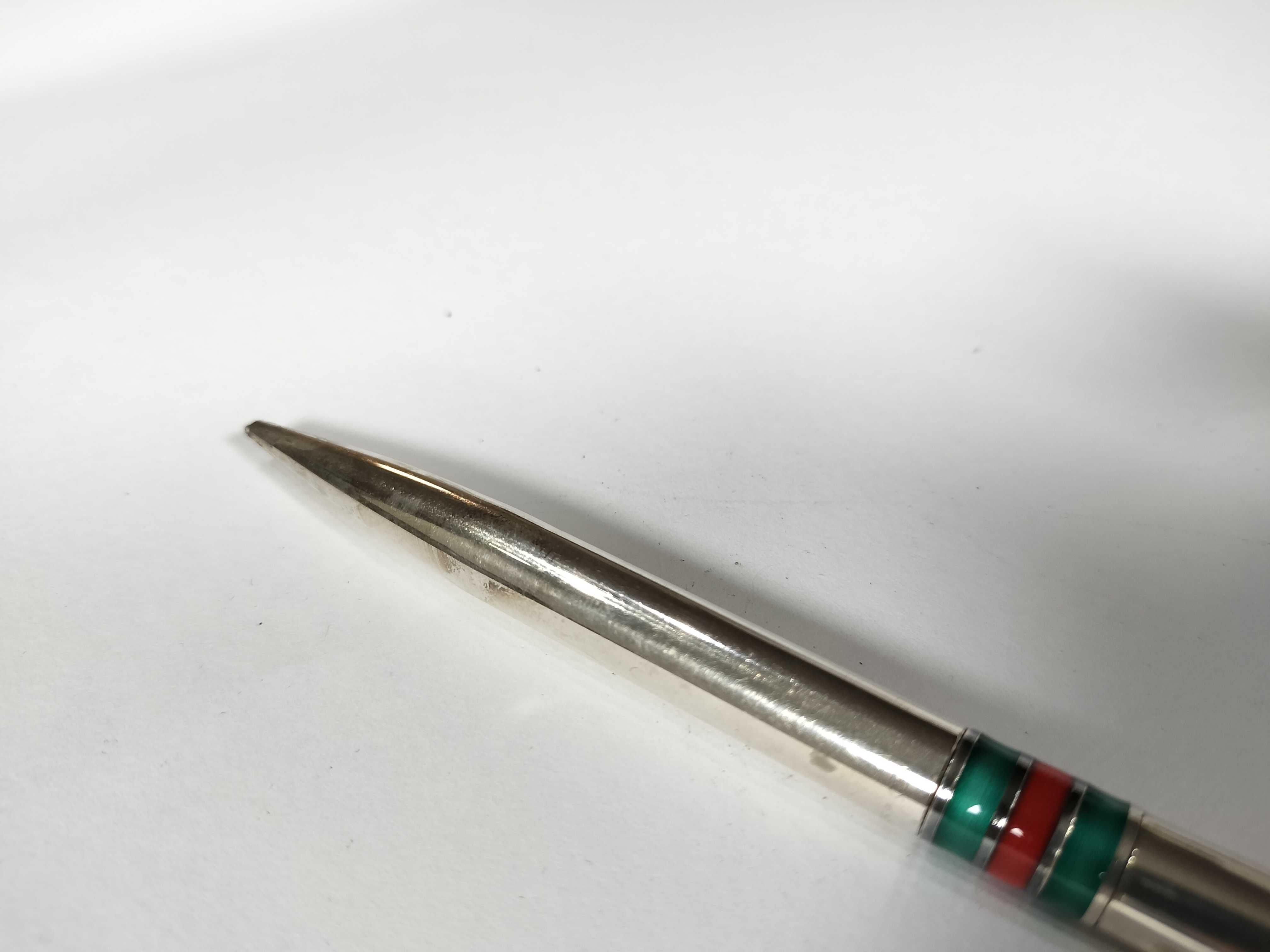 Vintage Gucci Twist-Action Mechanical Pencil with Signature Web Stripe