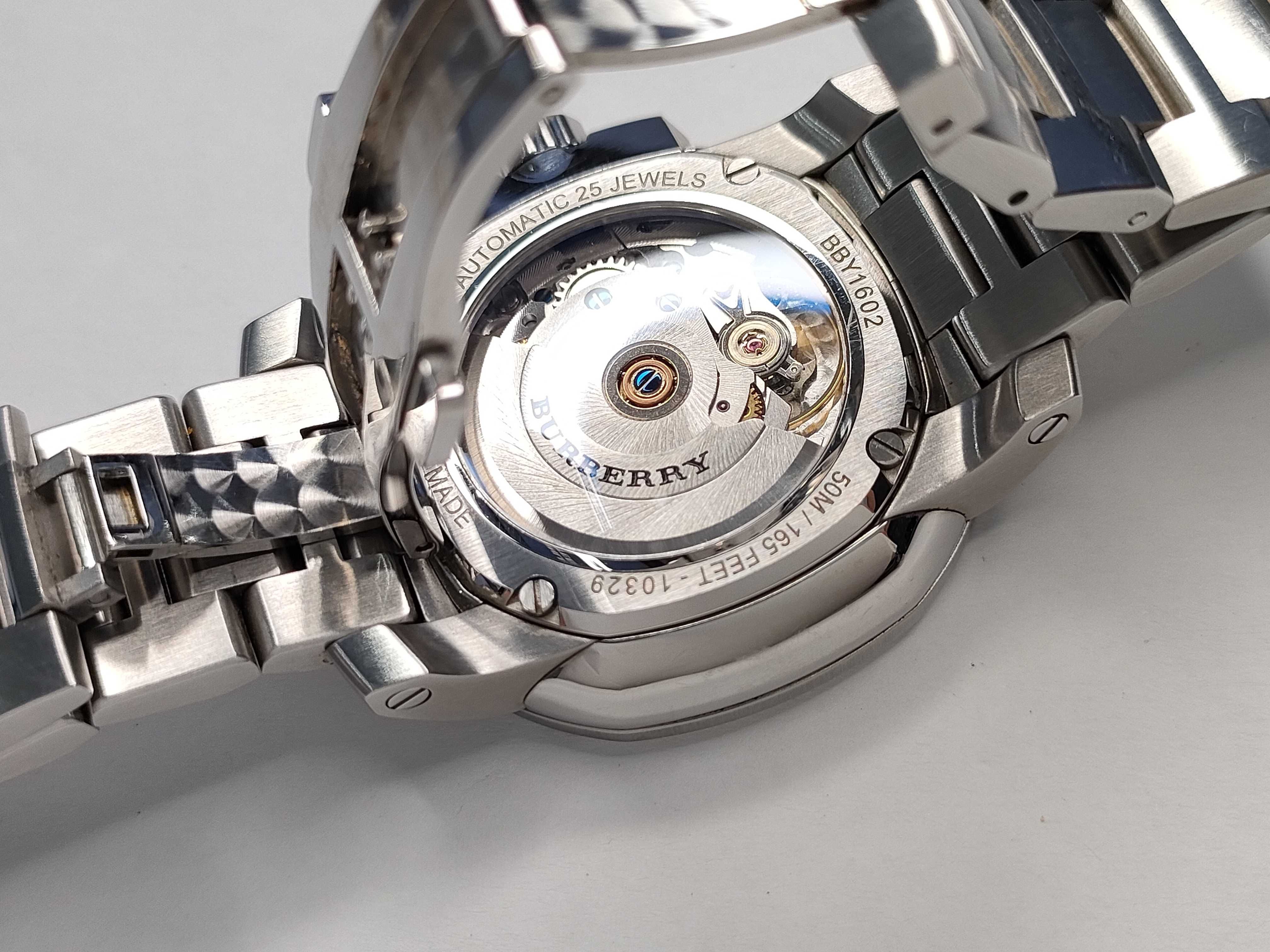 Burberry The Britain Automatic Stainless Steel Wristwatch BBY1602