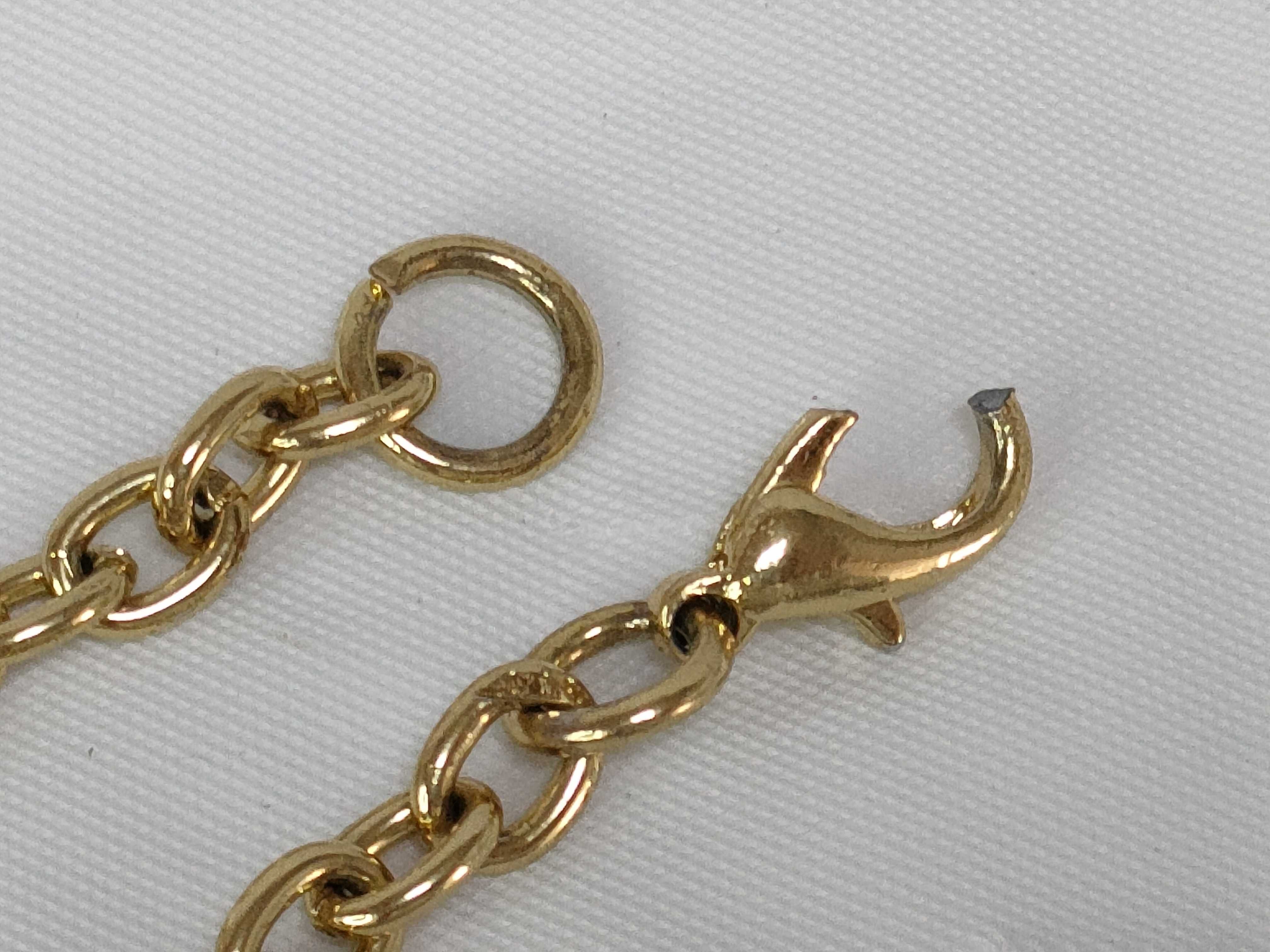 Coach Gold-Tone Glove Holder and Bag Charm with Box