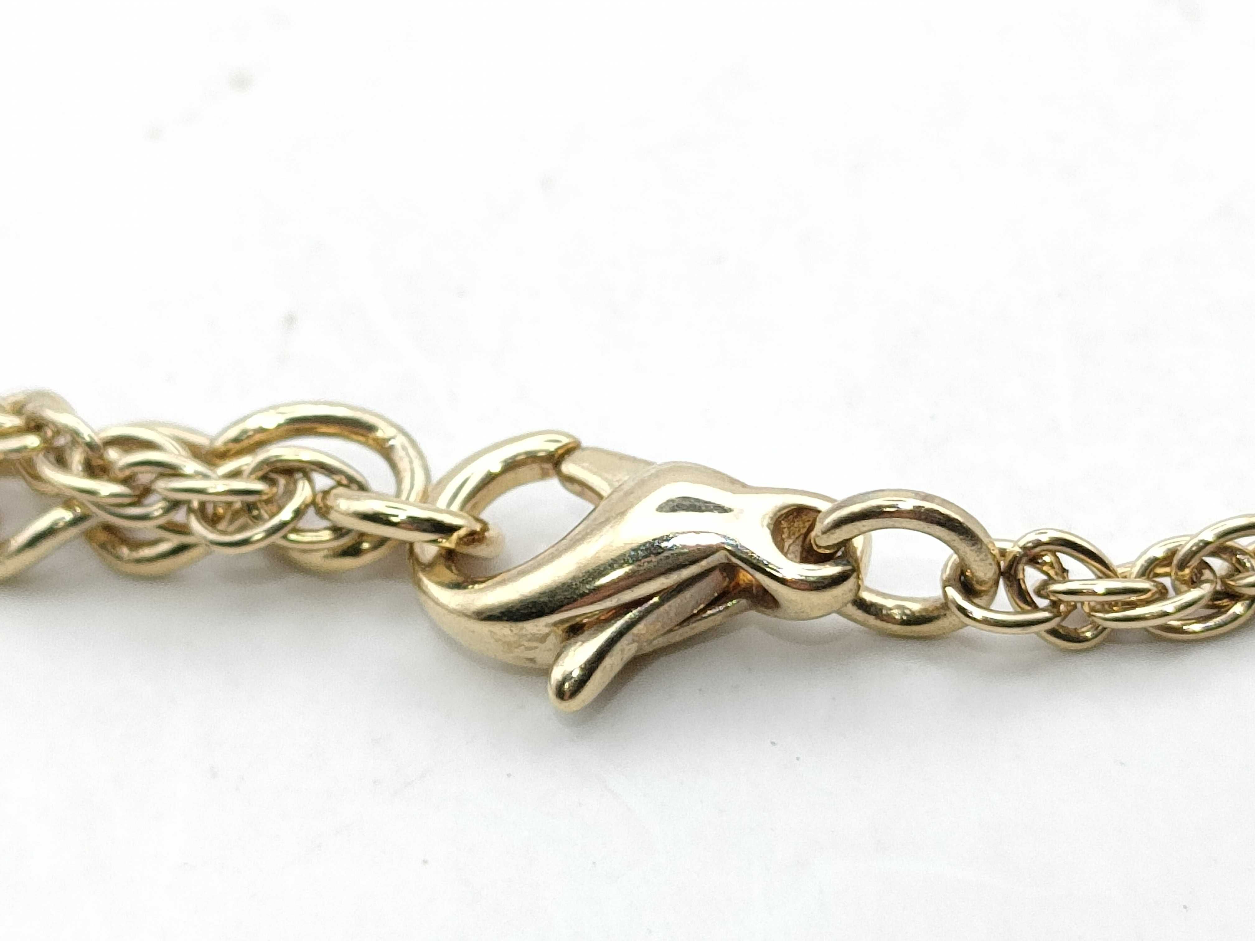 1970s-80s Christian Dior Vintage Gold-Tone and Enamel Necklace with Pendants