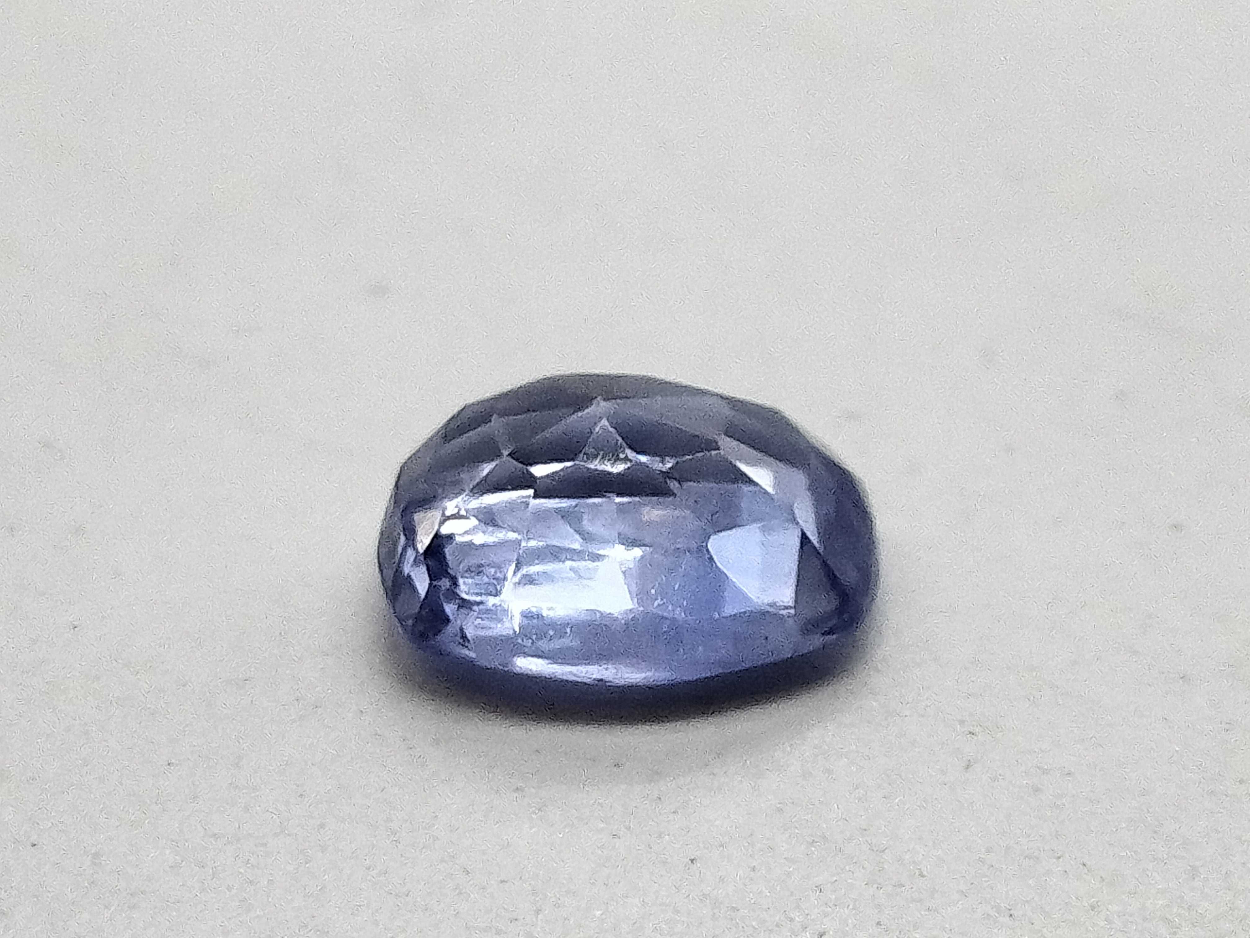 2.002 Carat Natural Blue Sapphire Oval Mixed Cut with CGL Report