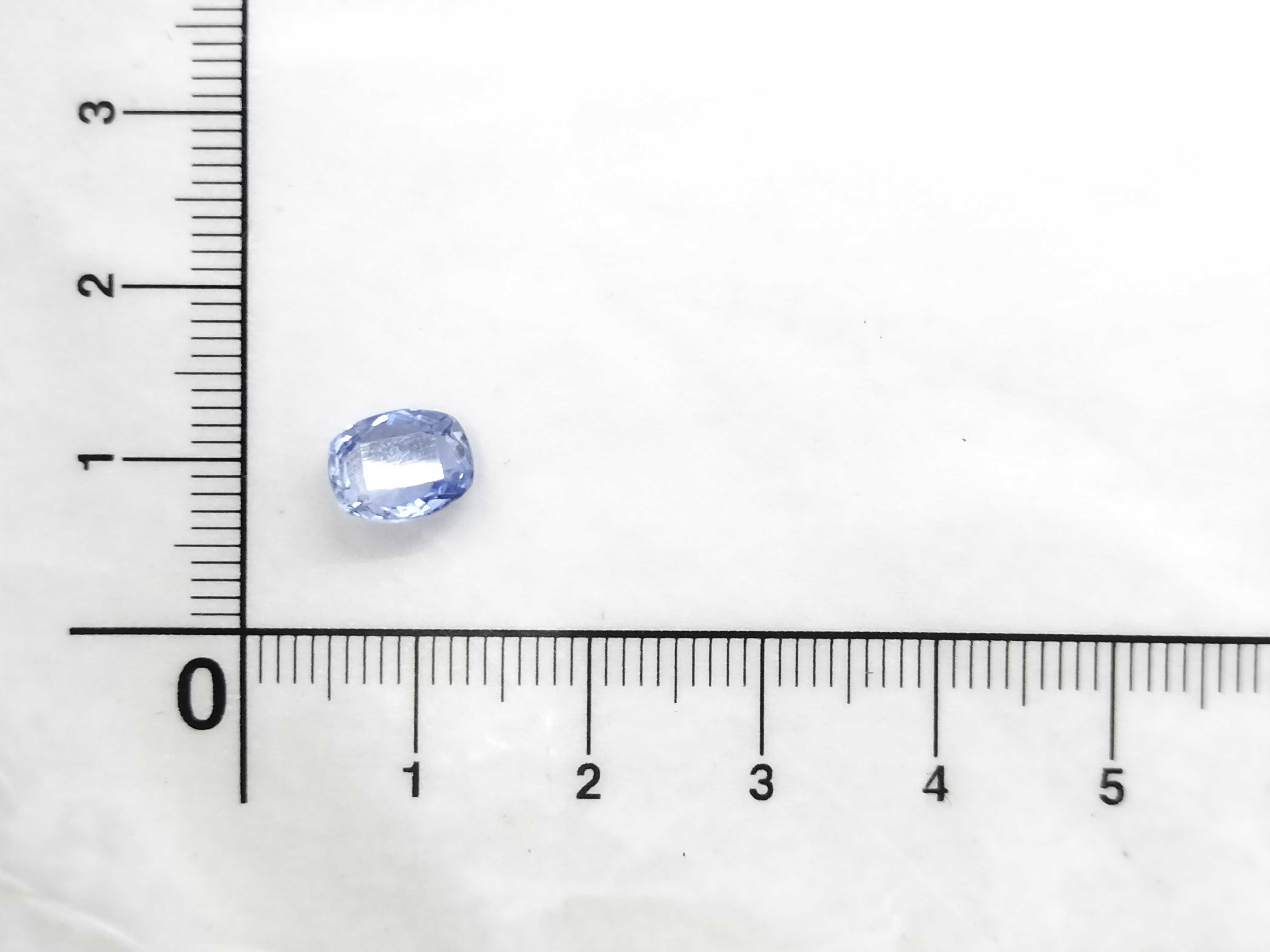 2.002 Carat Natural Blue Sapphire Oval Mixed Cut with CGL Report