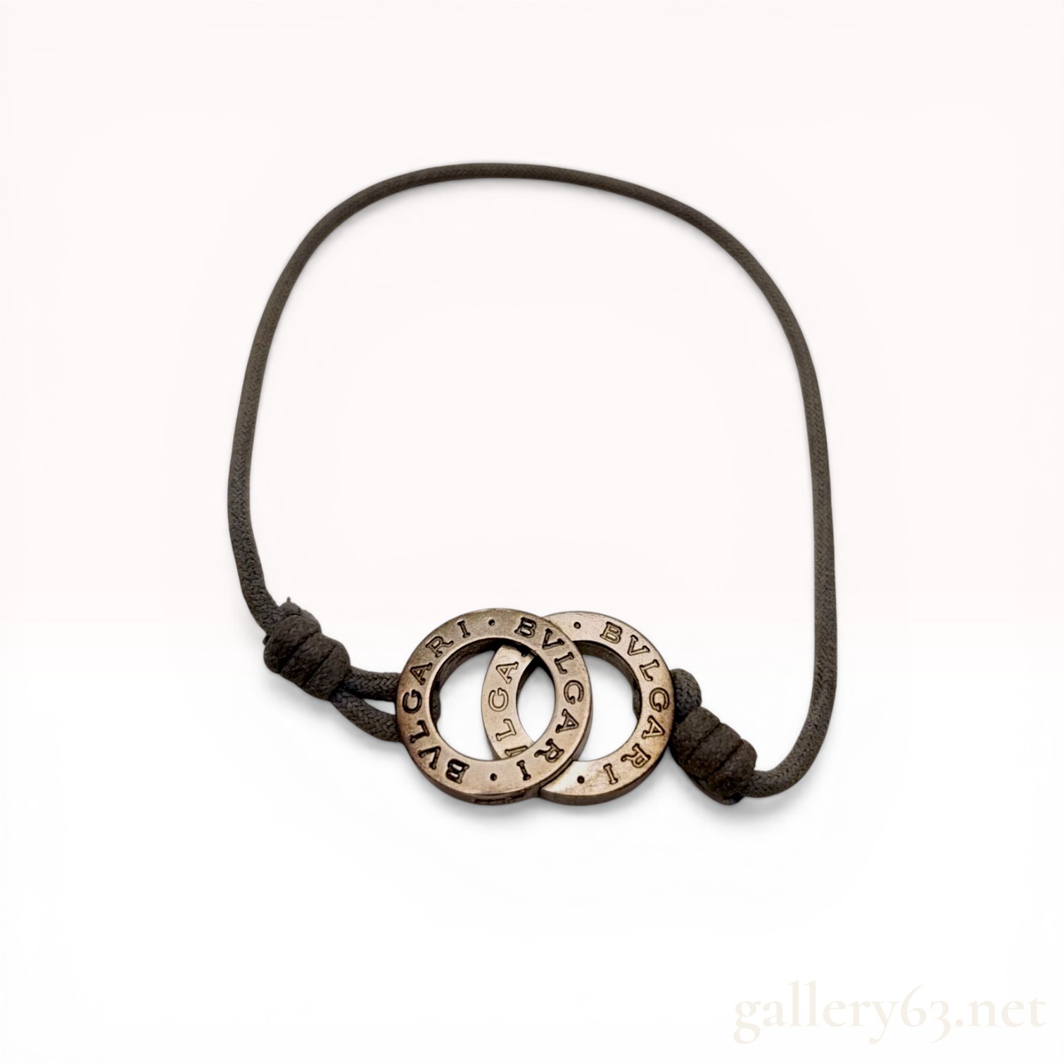 Bulgari Bvlgari Fortuna Sterling Silver Cord Bracelet