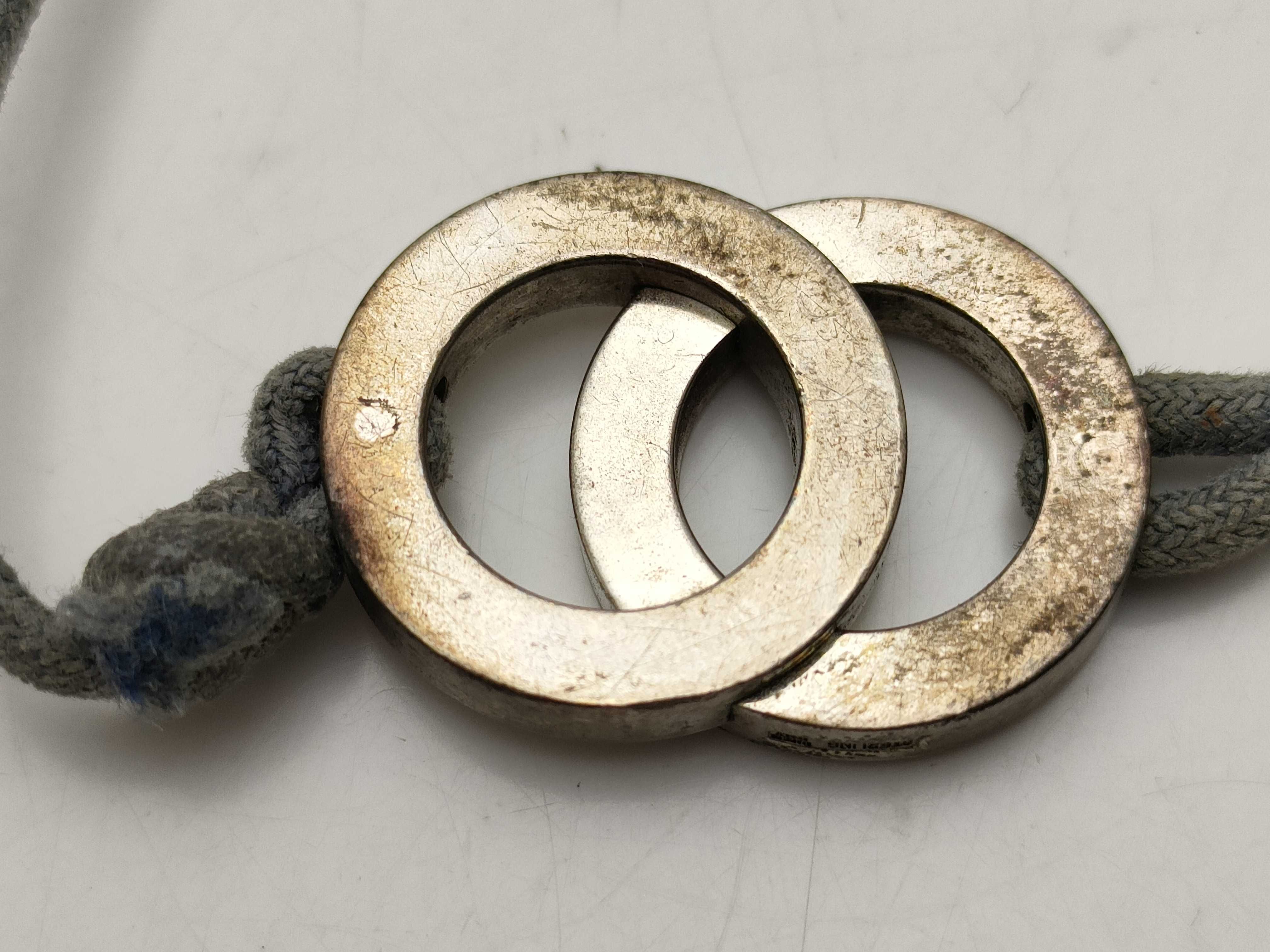 Bulgari Bvlgari Fortuna Sterling Silver Cord Bracelet