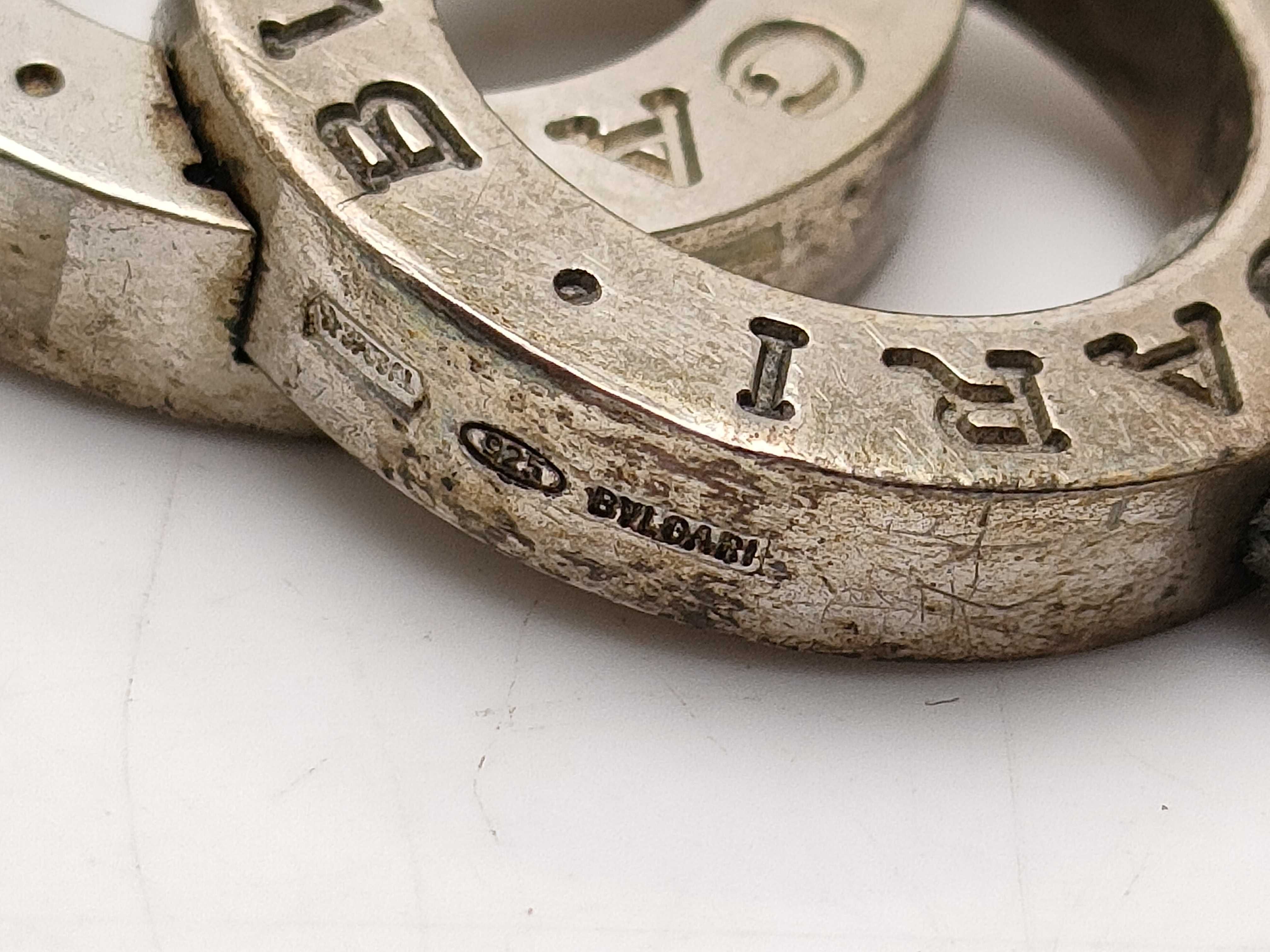 Bulgari Bvlgari Fortuna Sterling Silver Cord Bracelet