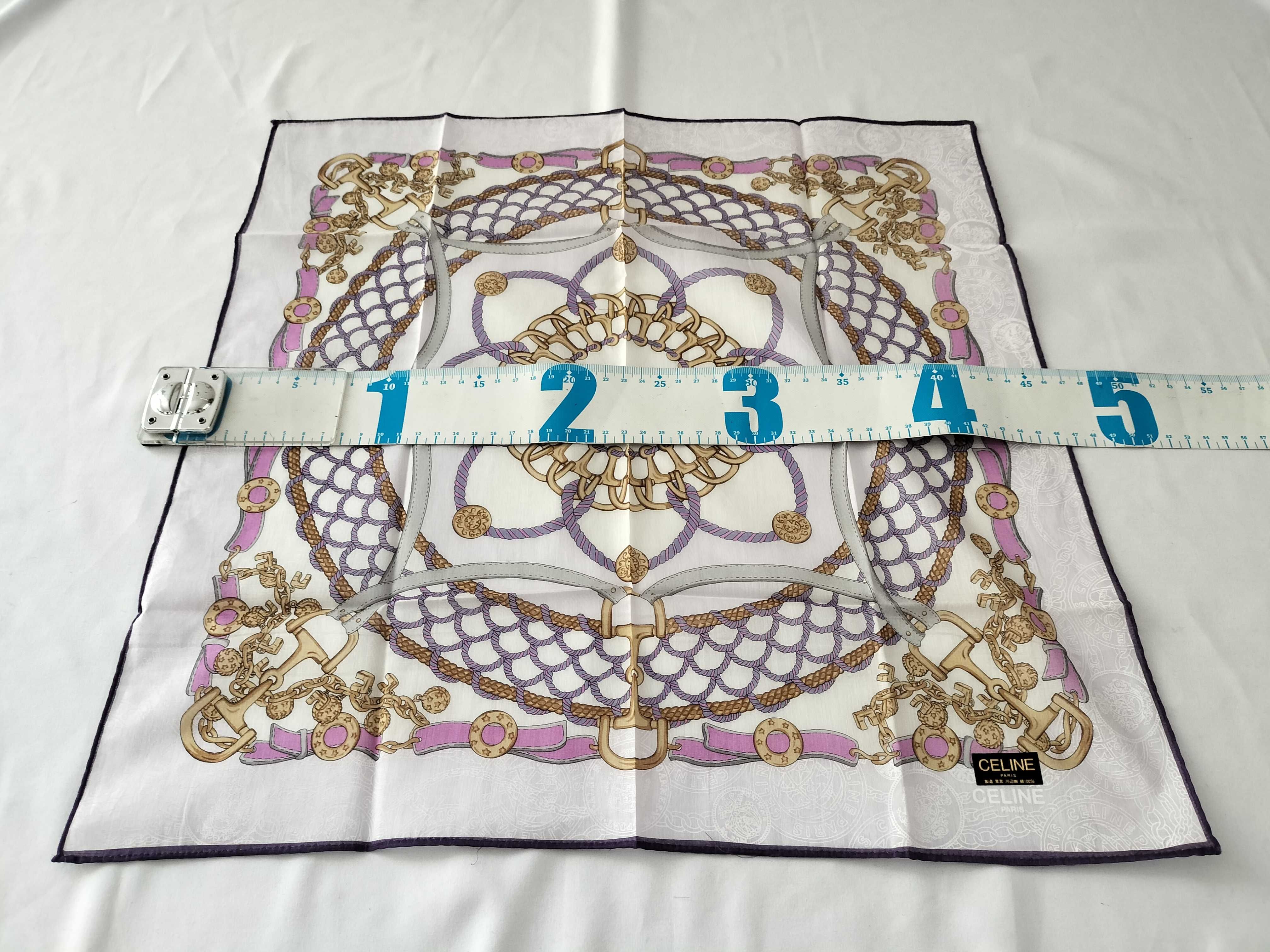 Five Celine Paris Cotton Scarves