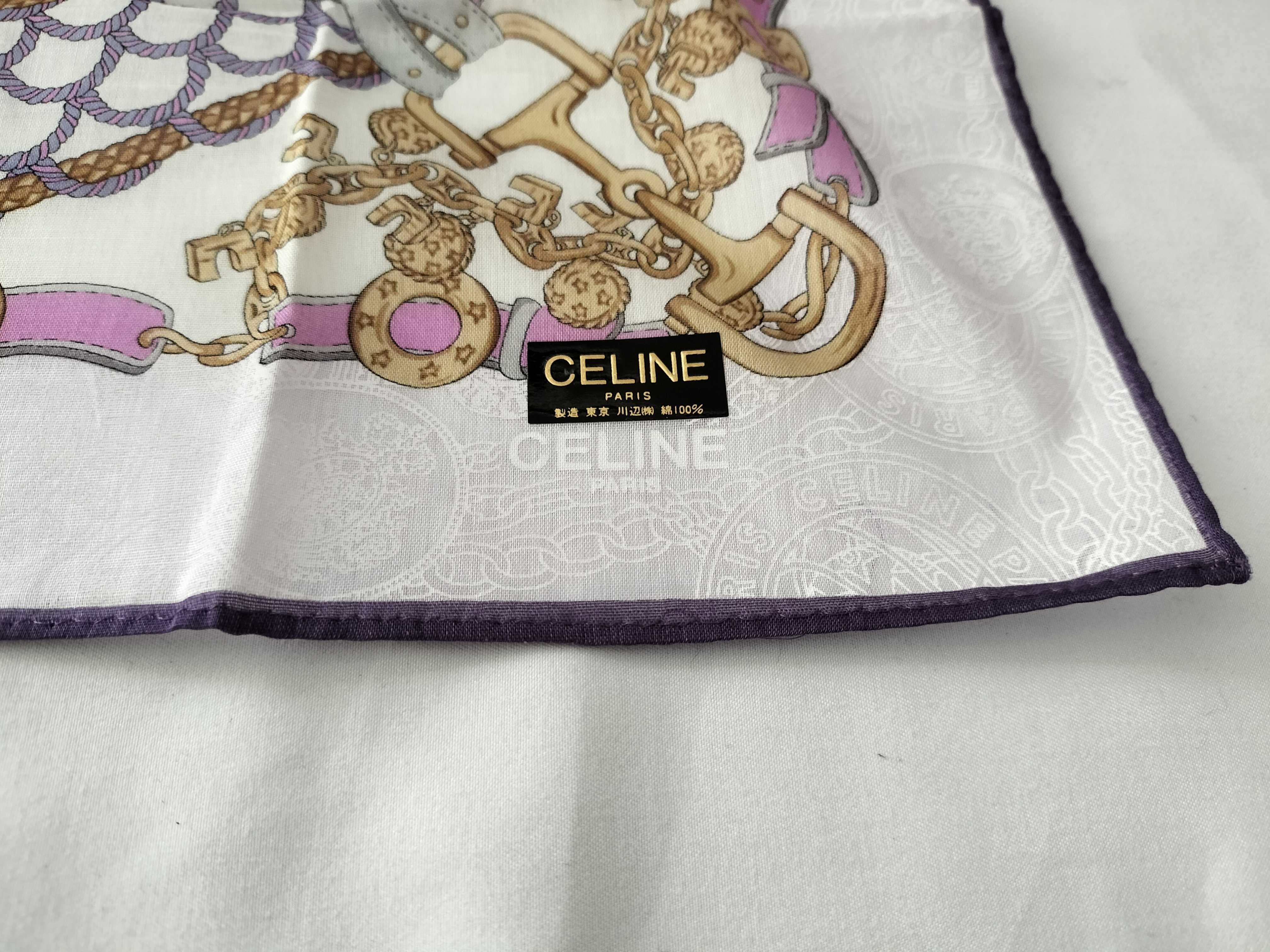 Five Celine Paris Cotton Scarves