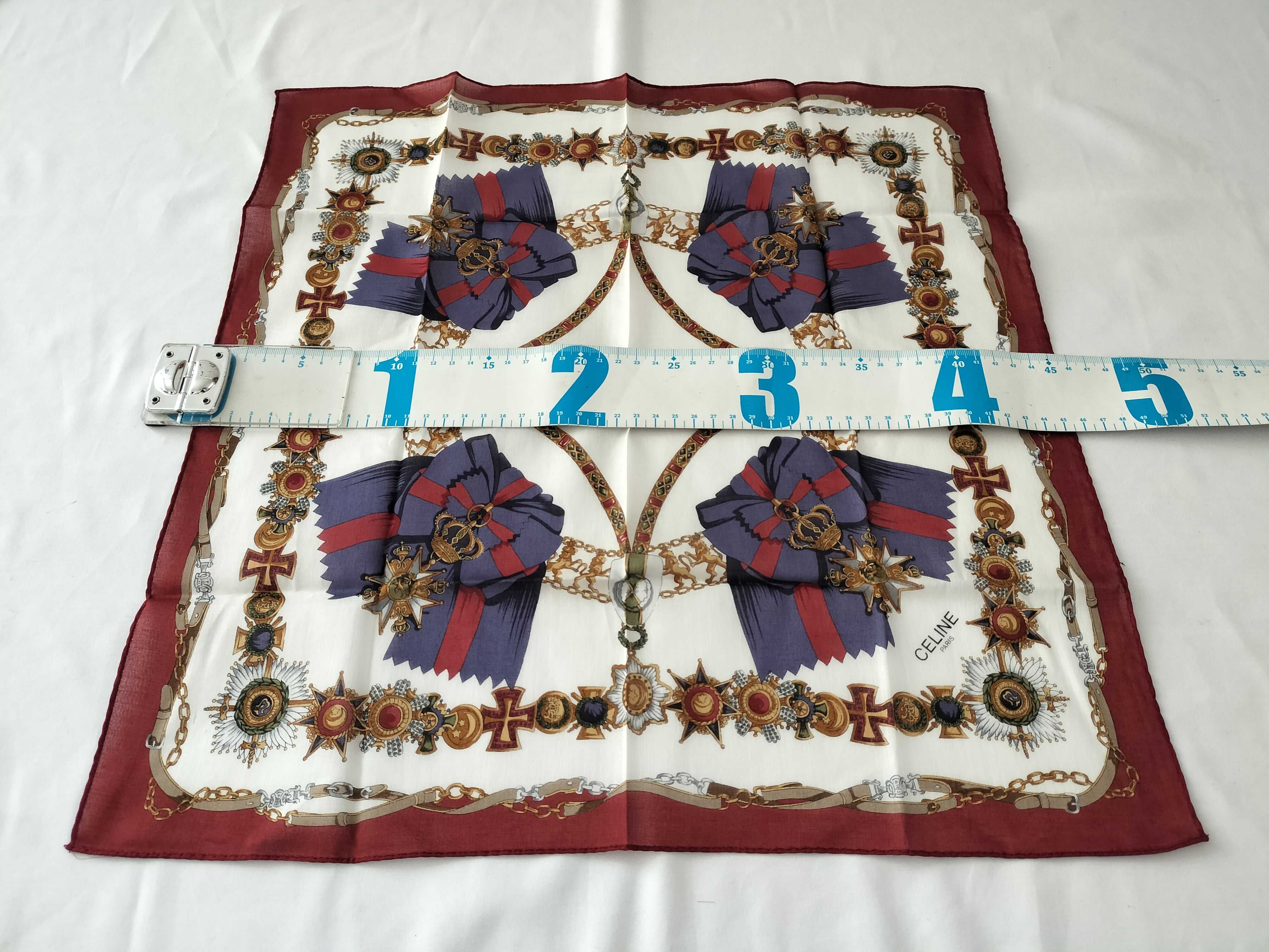 Five Celine Paris Cotton Scarves
