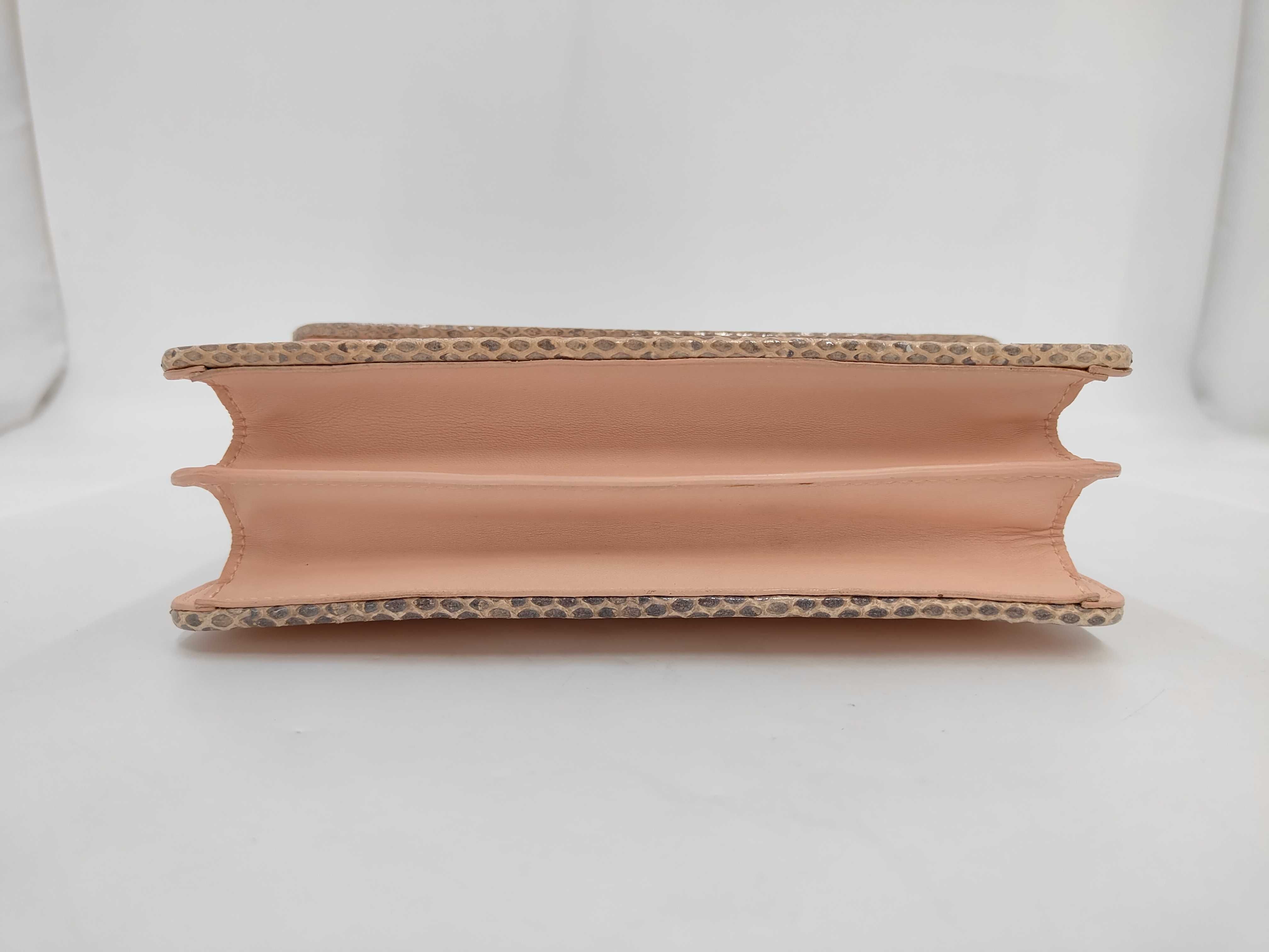 Bottega Veneta Intrecciato Satin and Python Olimpia Shoulder Bag