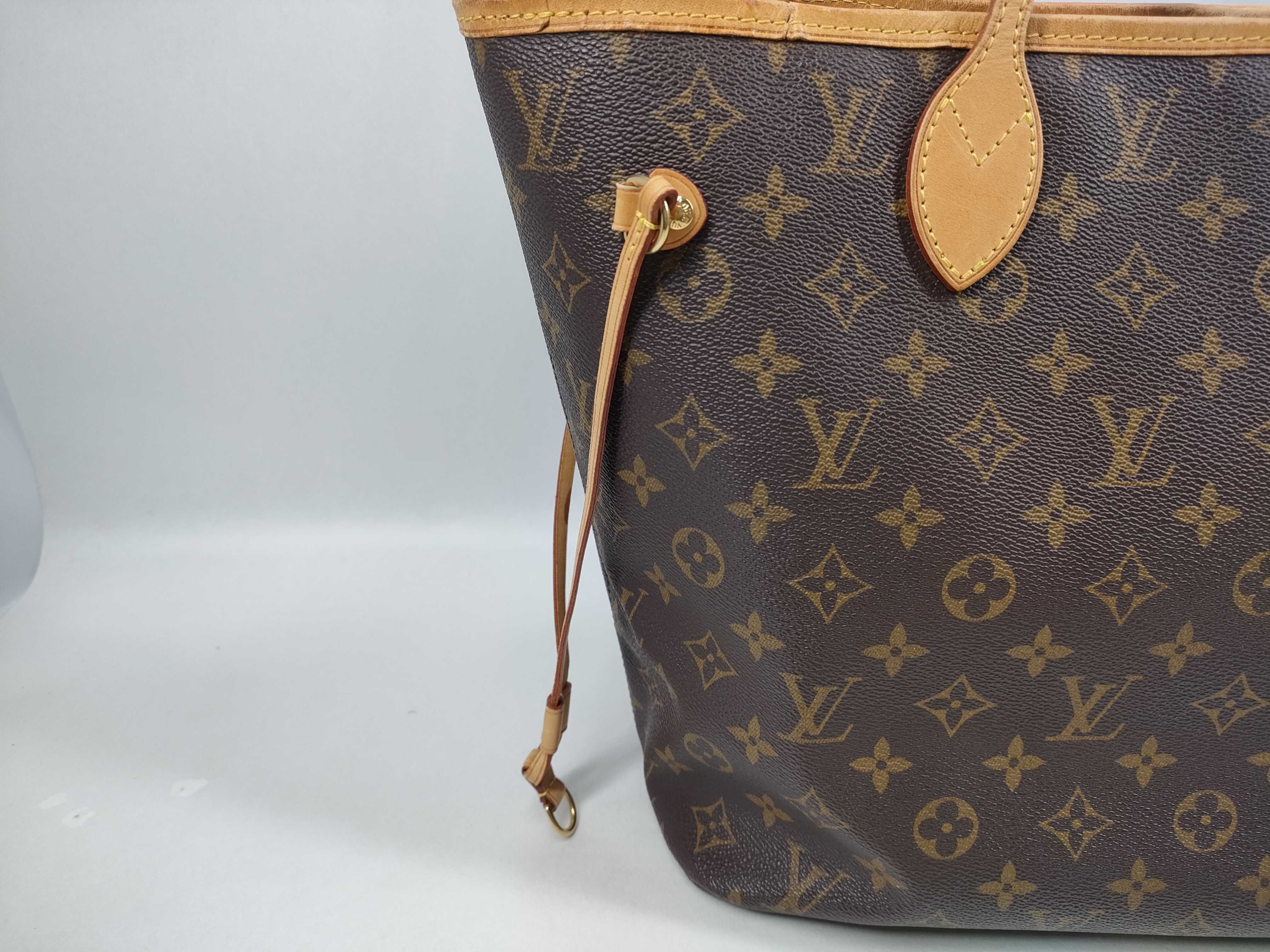 Louis Vuitton Monogram Canvas Neverfull MM Tote Bag with Box