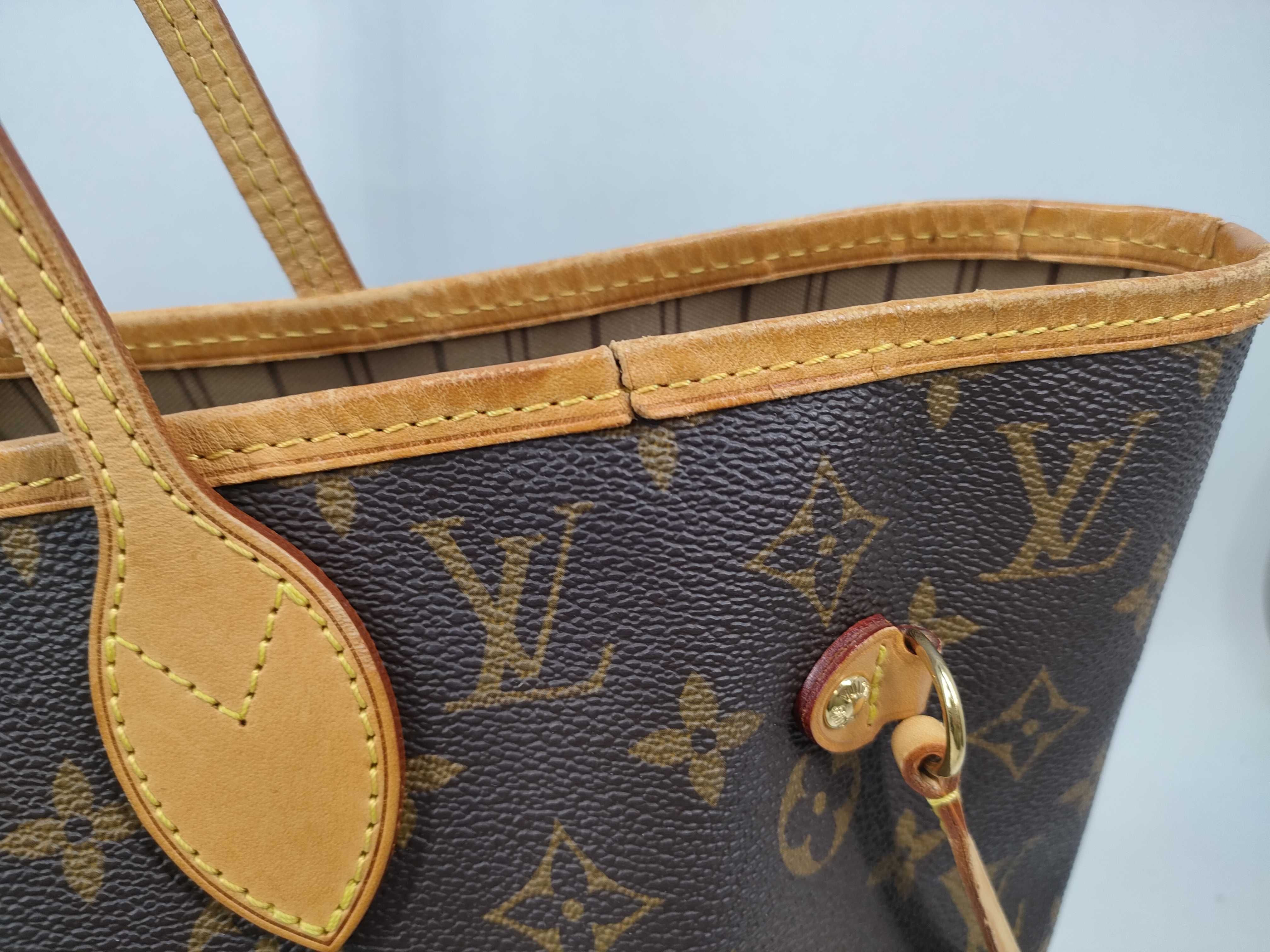Louis Vuitton Monogram Canvas Neverfull MM Tote Bag with Box