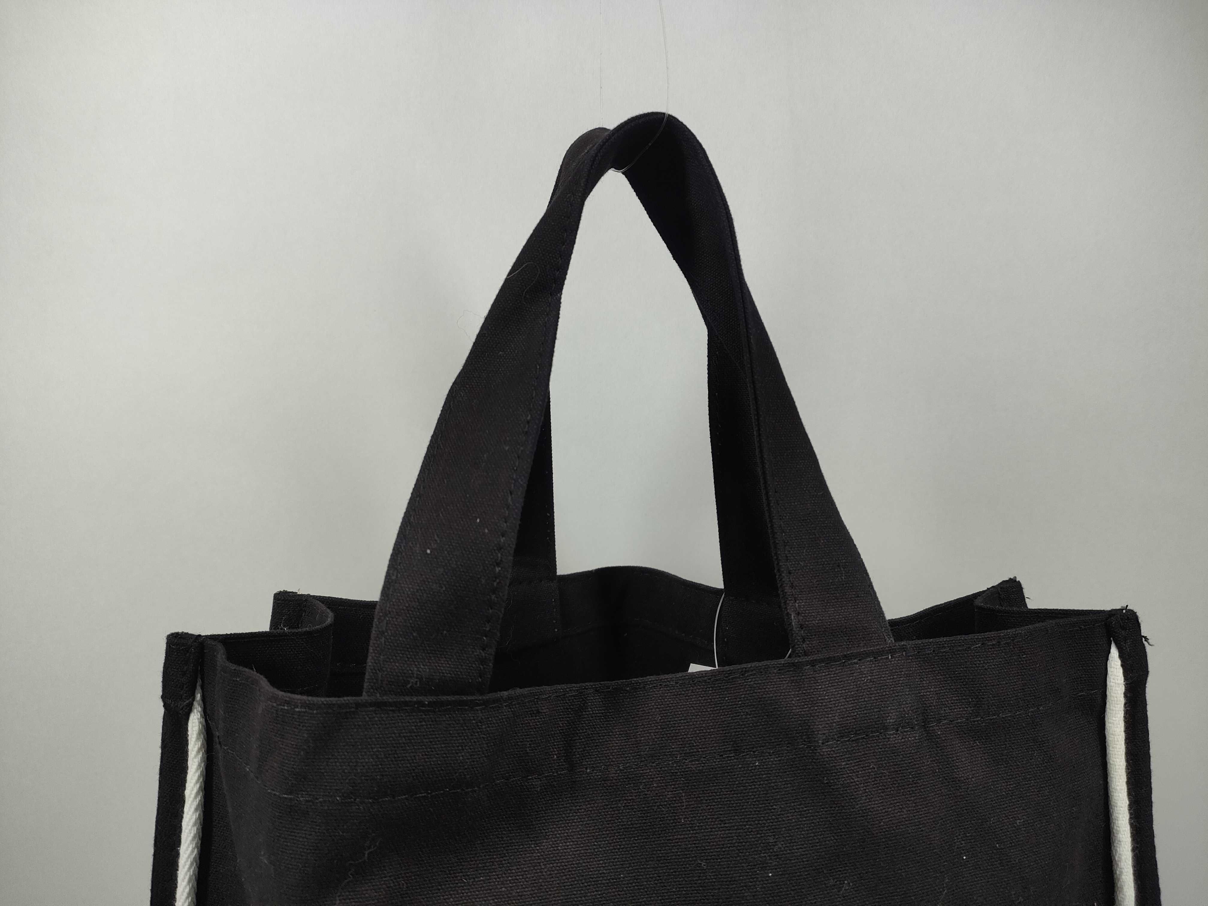 Christian Dior V&A Designer of Dreams Exhibition Black Canvas Tote Bag