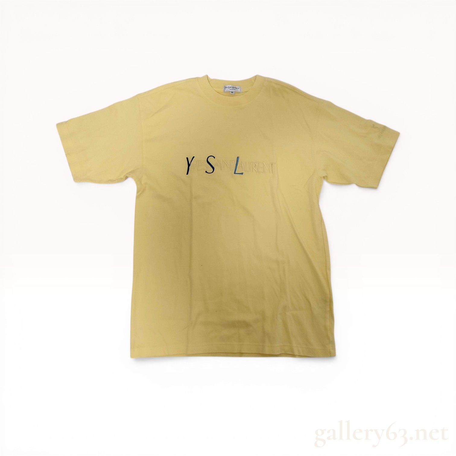 Vintage Yves Saint Laurent Pour Homme Embroidered Logo T-Shirt, Size M