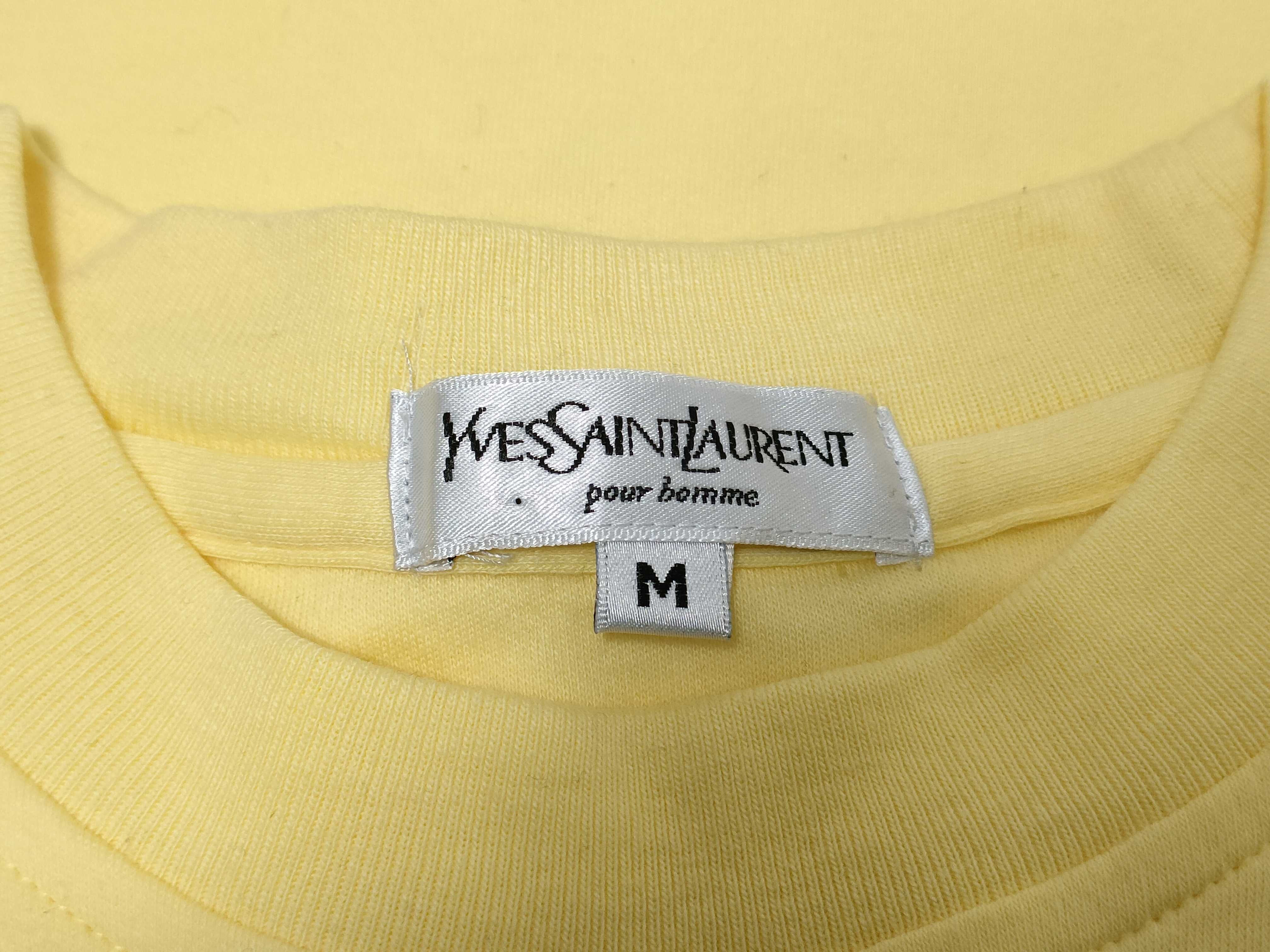 Vintage Yves Saint Laurent Pour Homme Embroidered Logo T-Shirt, Size M