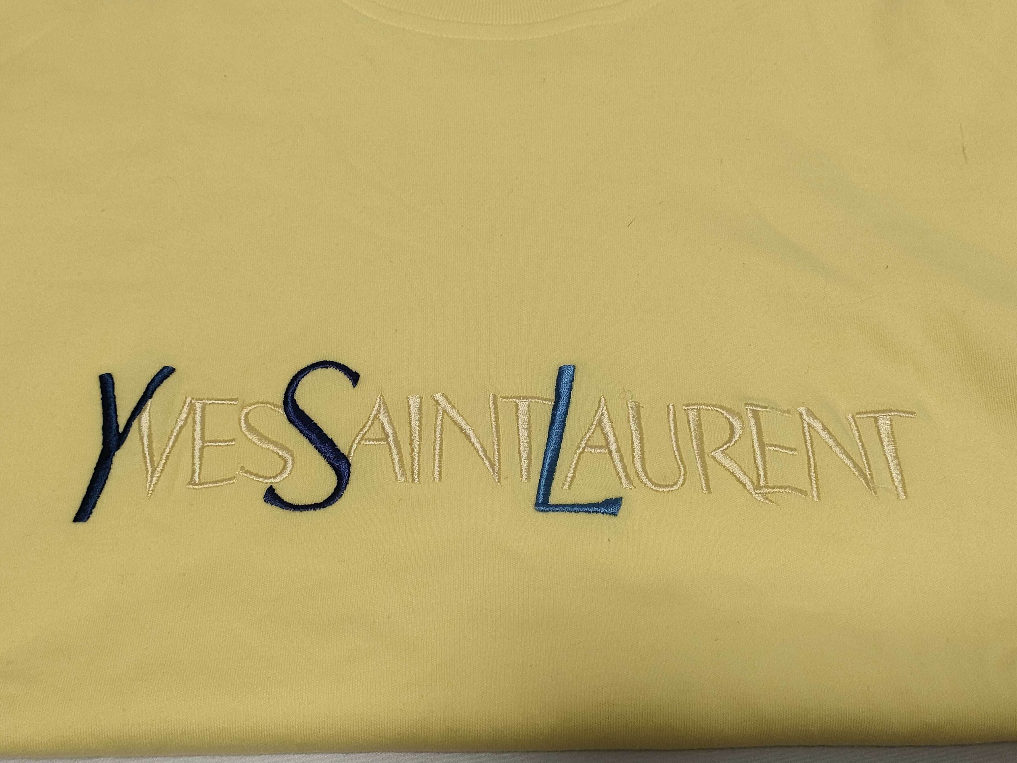 Vintage Yves Saint Laurent Pour Homme Embroidered Logo T-Shirt, Size M