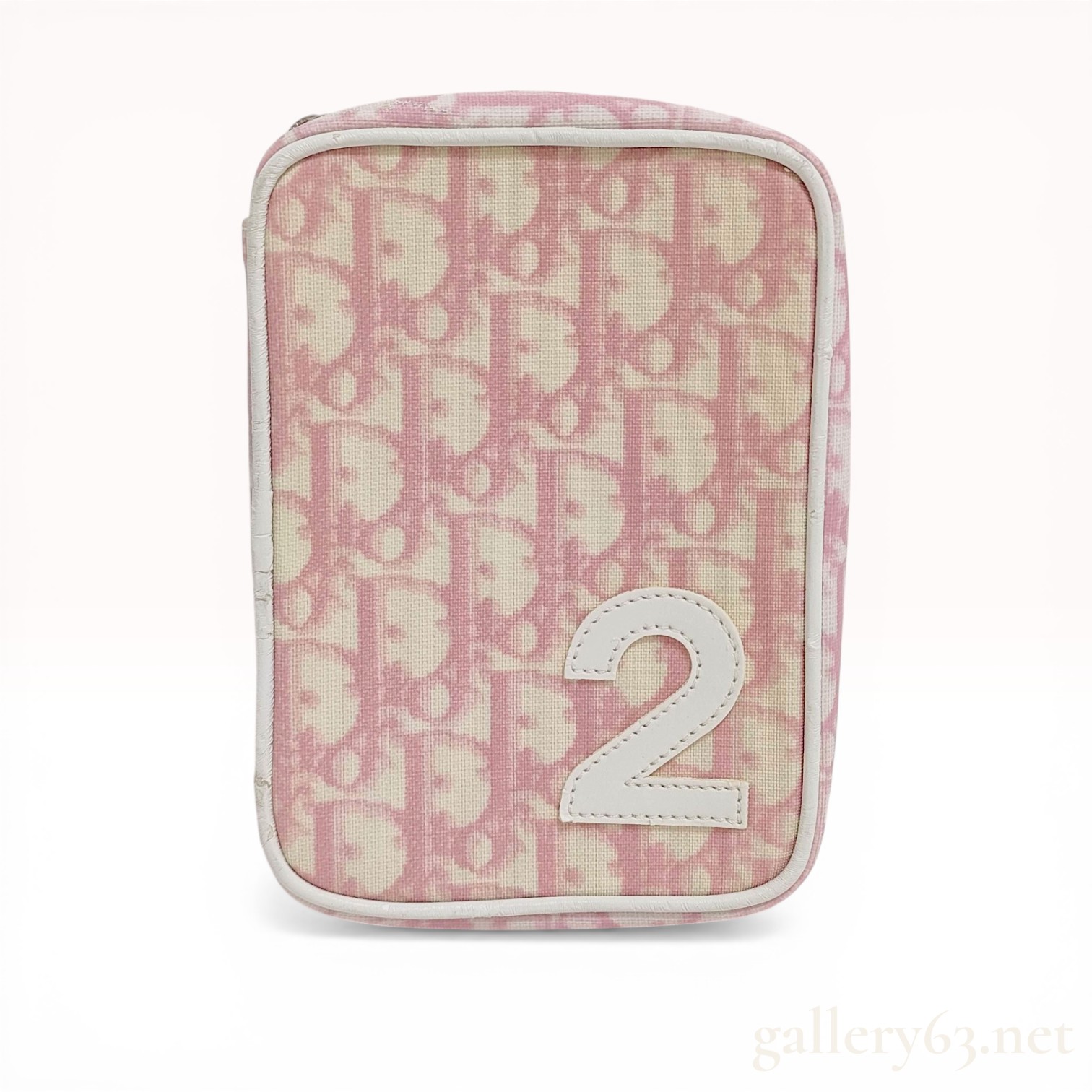 Christian Dior Pink Oblique Trotter Girly Cosmetic Pouch