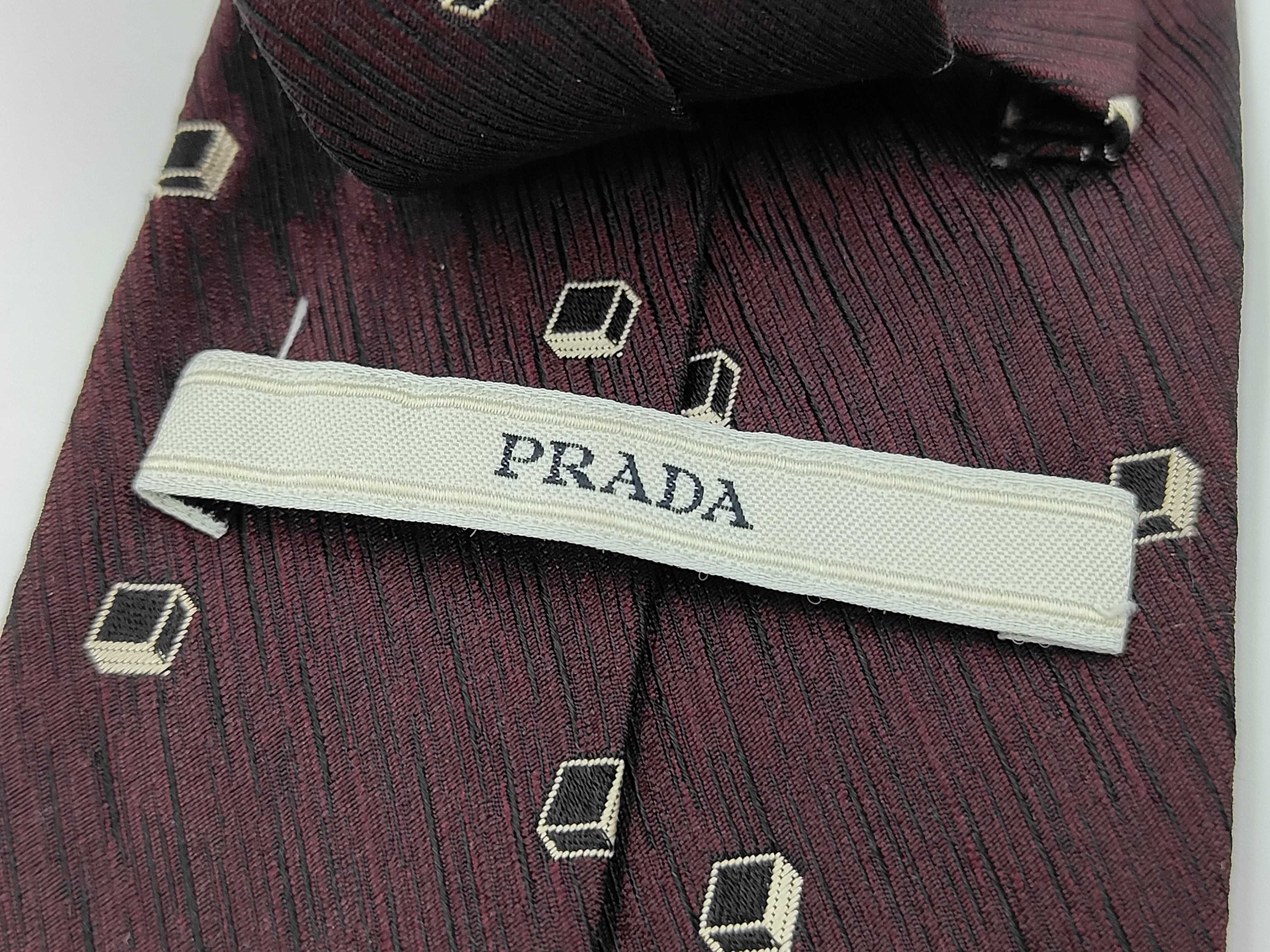 A Trio of Designer Silk Neckties Including Prada and Louis Vuitton