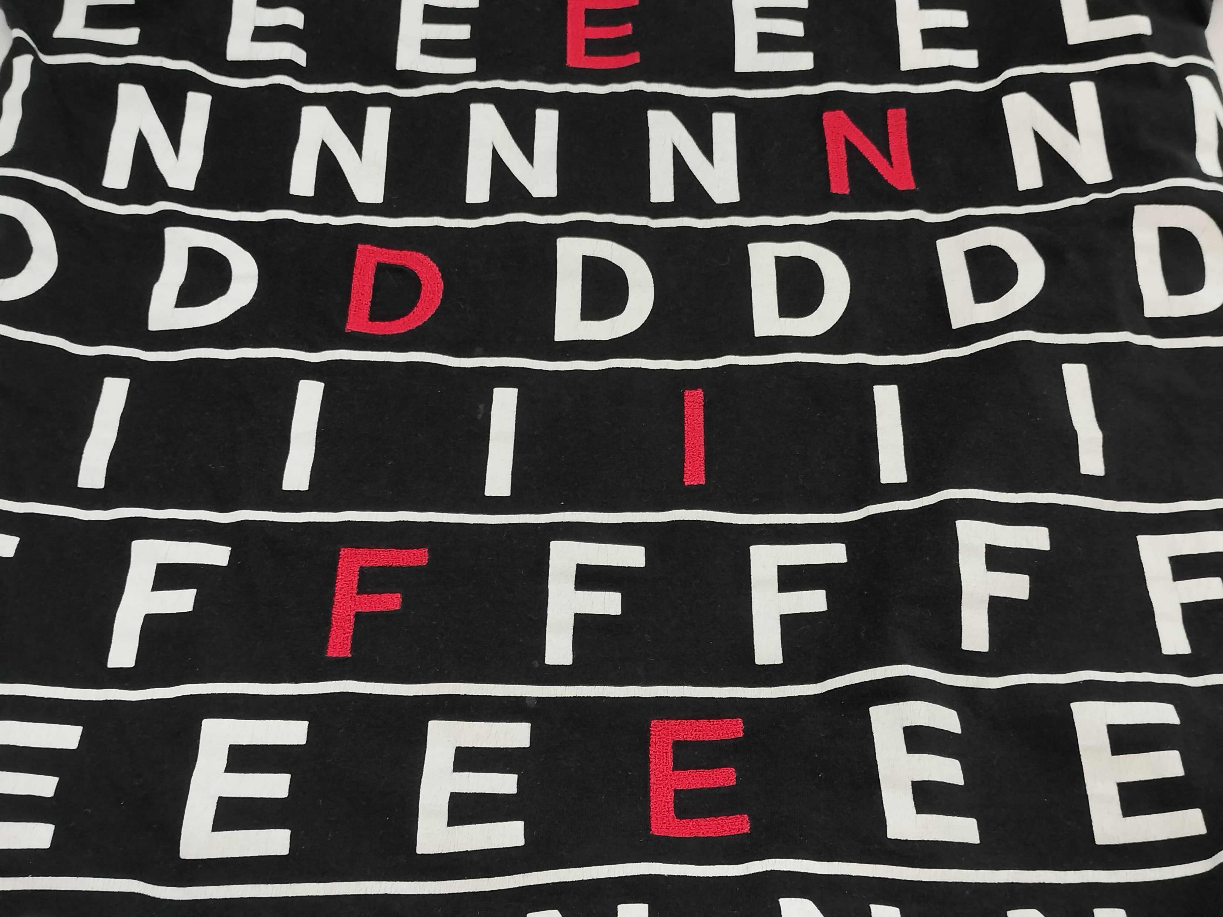 Fendi Vintage Maglie Typographic Spellout T-Shirt