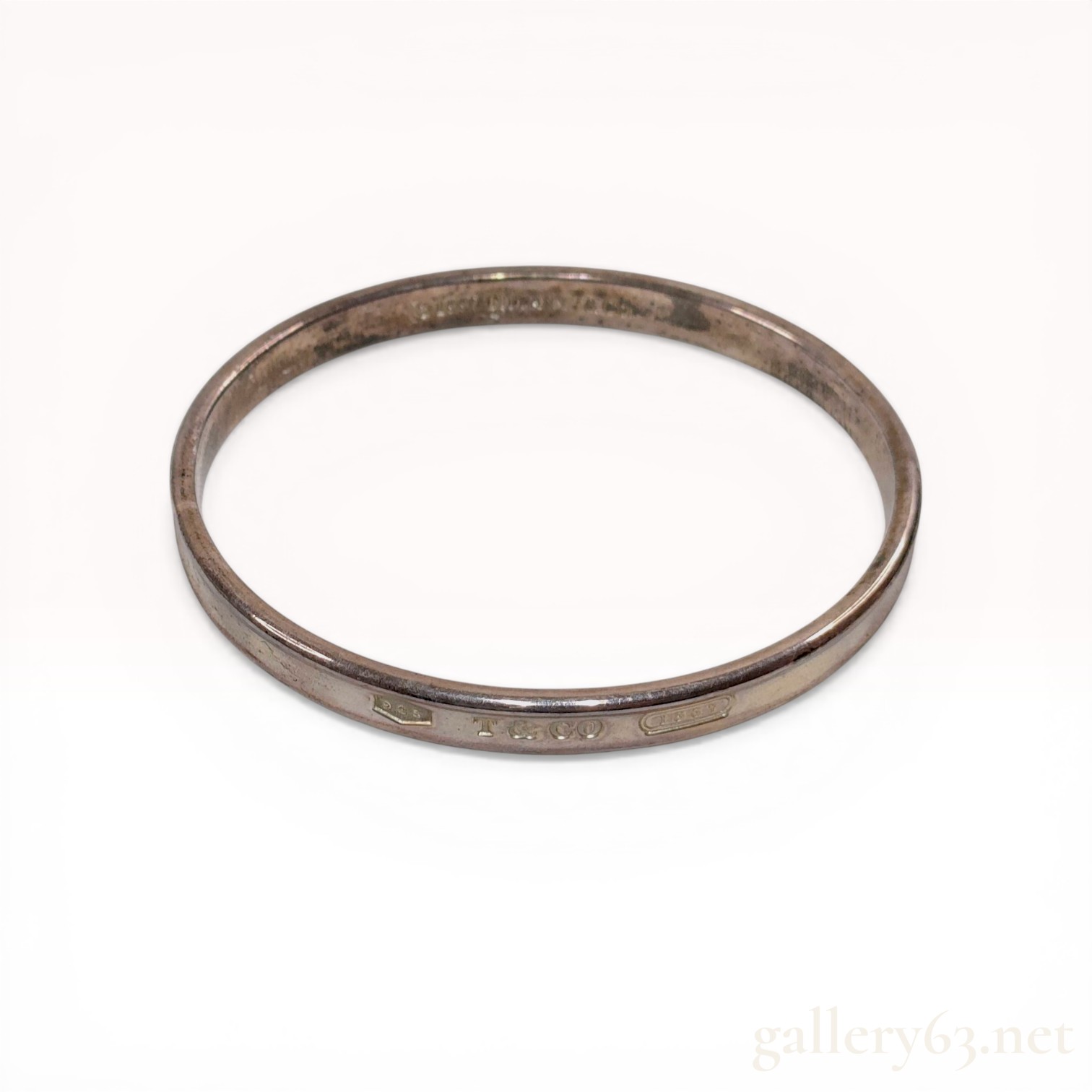 Tiffany & Co. 1837 Sterling Silver Bangle Bracelet, 1997