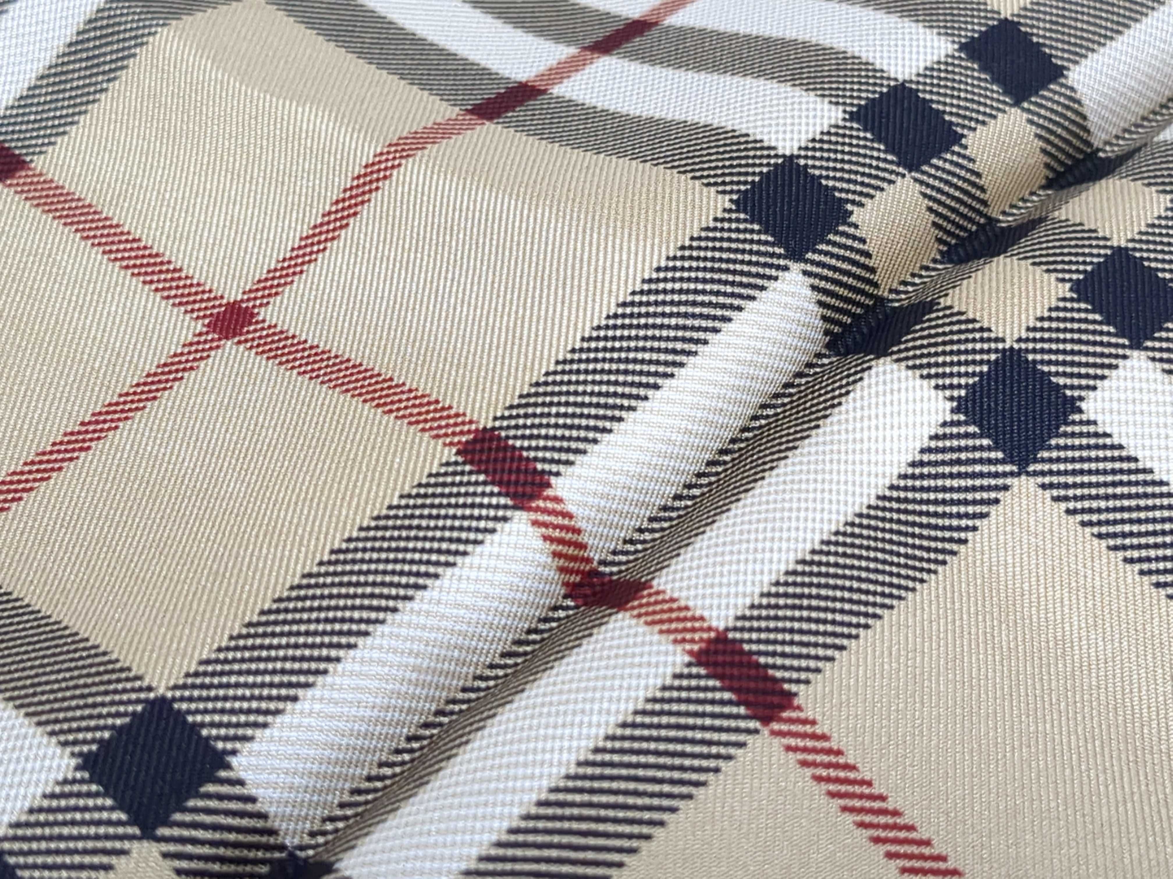 Three Burberry Designer Handkerchiefs or Pocket Squares