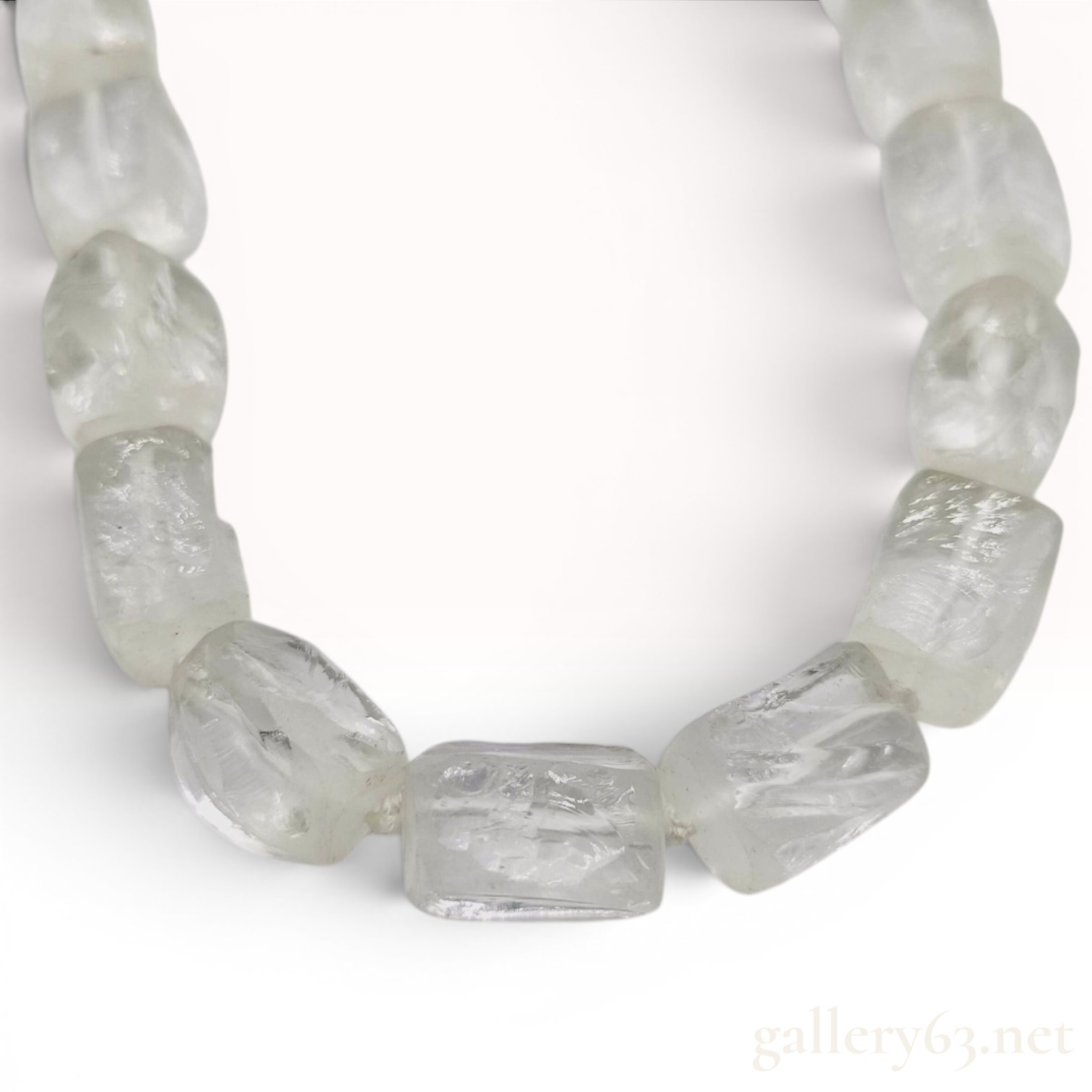 Tiffany and Co. Elsa Peretti Rock Crystal Necklace with Box