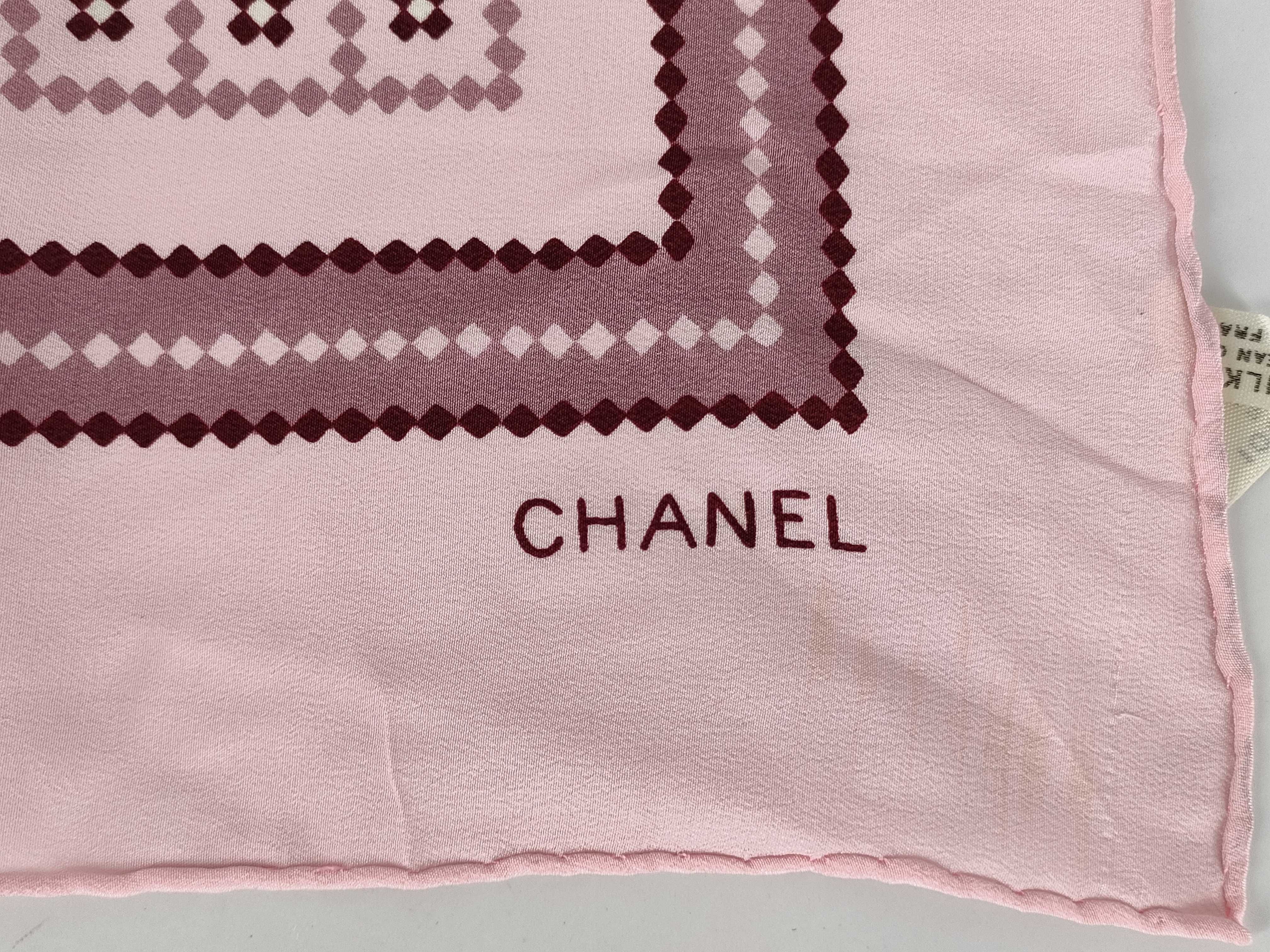 A Trio of Designer Scarves by Chanel, agnes b., and Celine